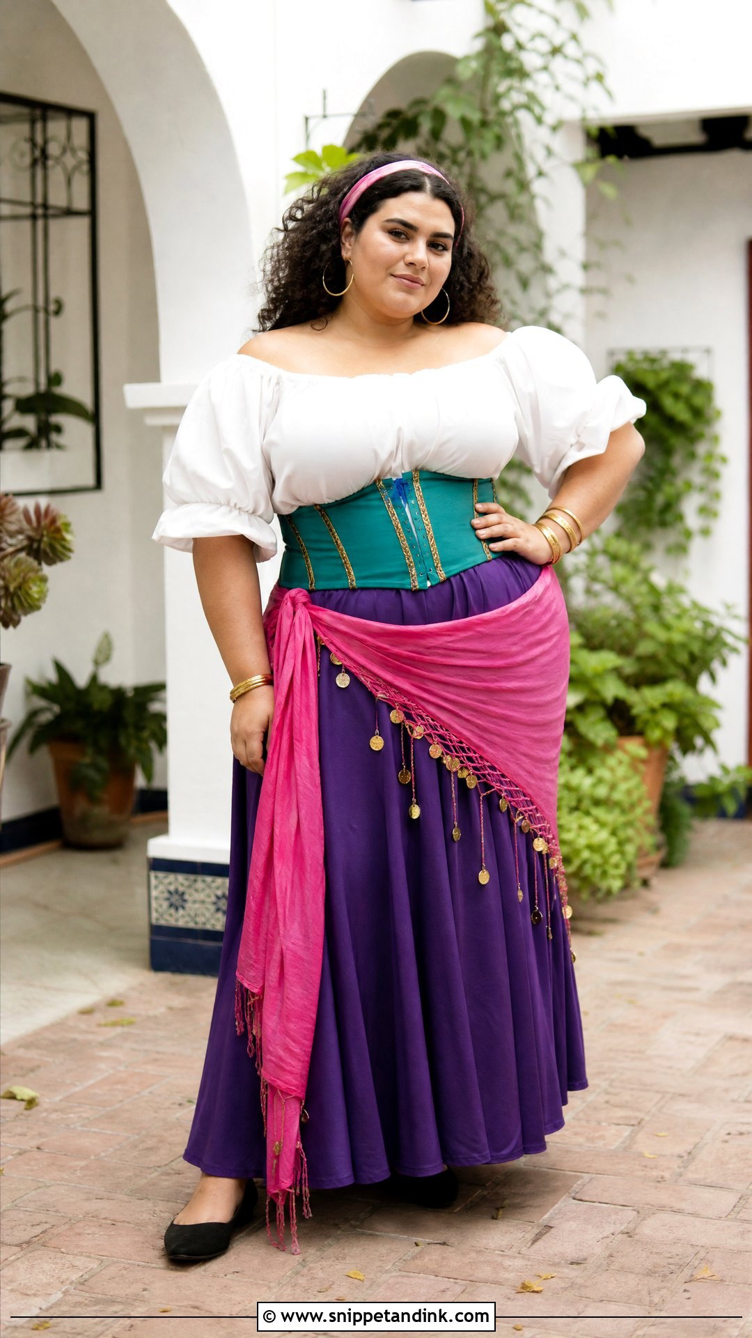 Plus Size Princess Esmeralda Costume - Snippet and Ink - 20 Princess Esmeralda Ideas