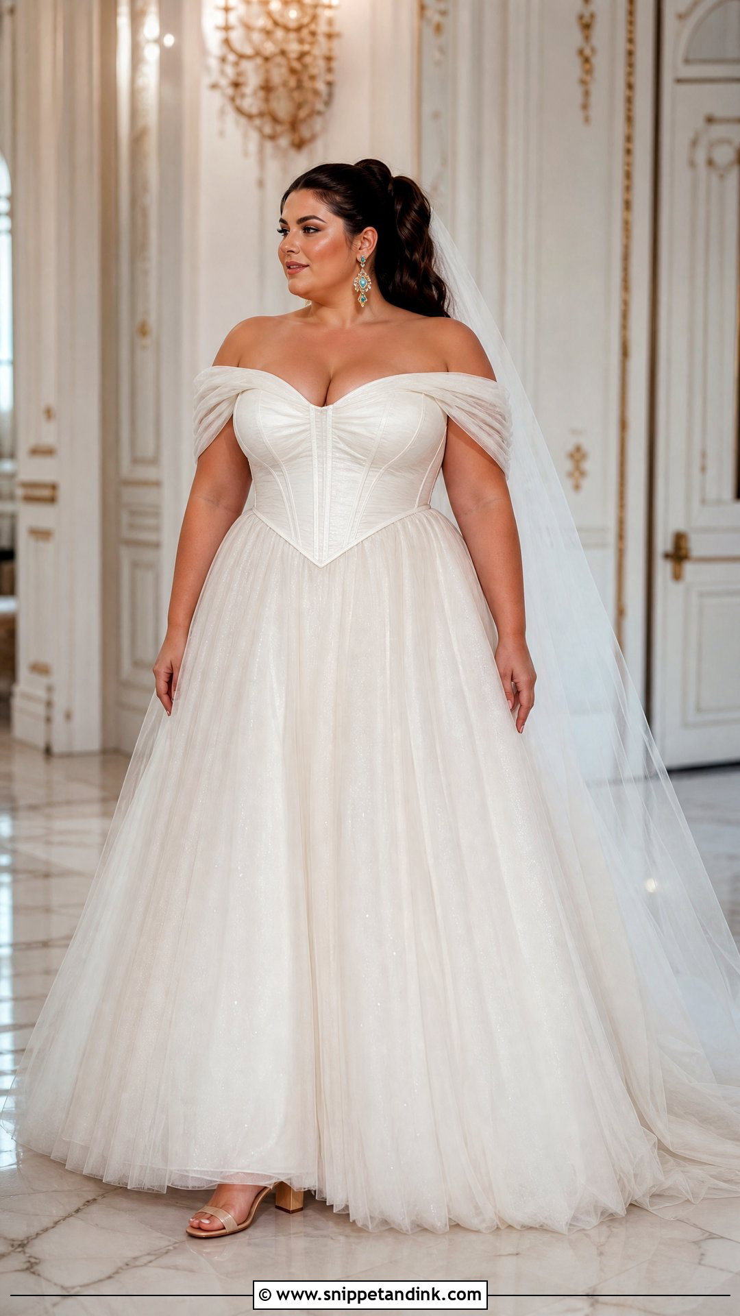Plus Size Princess Jasmine Ball Gown - Snippet and Ink - 20 Princess Jasmine Wedding Dress Ideas