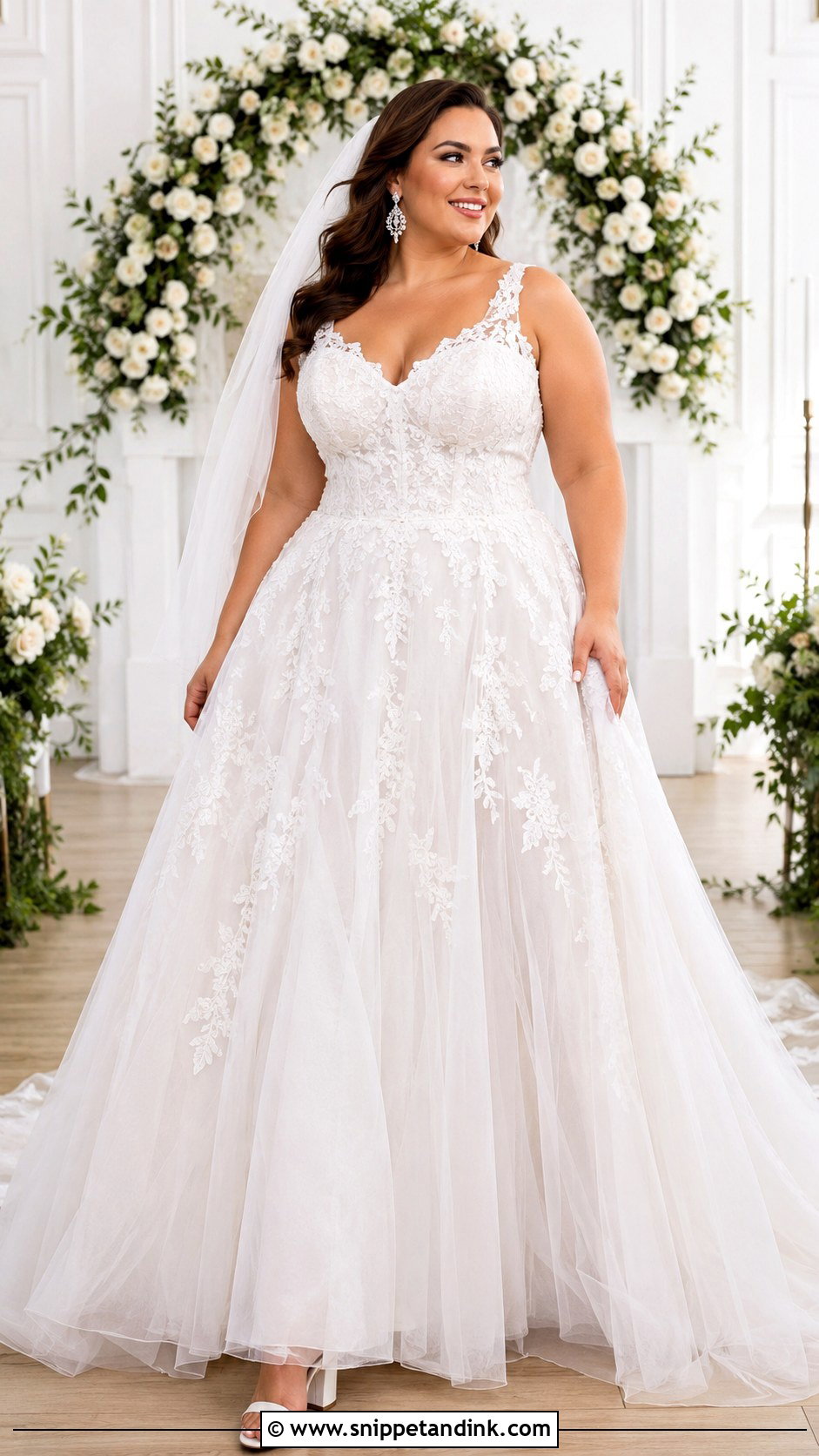 Plus Size Princess Wedding Dress - Snippet and Ink - 20 Big Princess Wedding Dresses