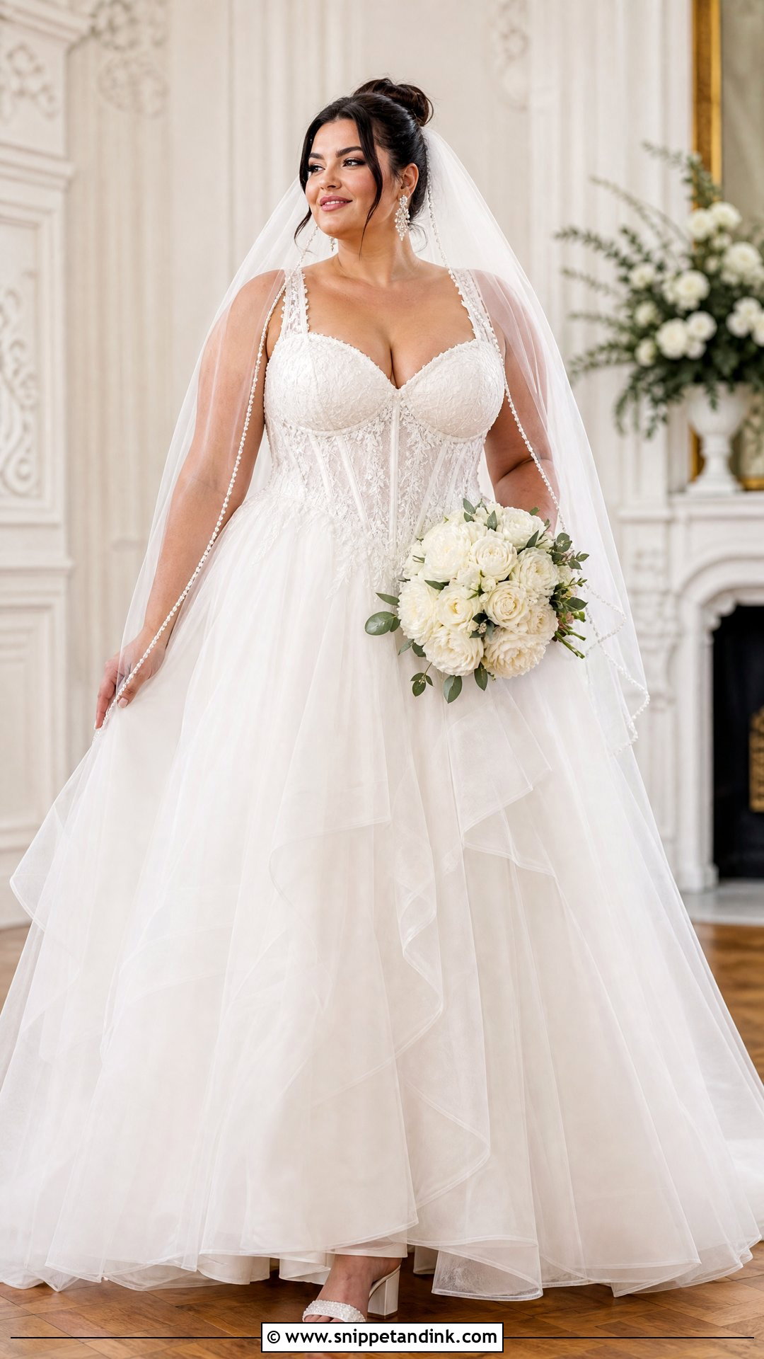Plus Size Princess Wedding Gown - Snippet and Ink - 20 Princess Wedding Gown Fairytale Ideas