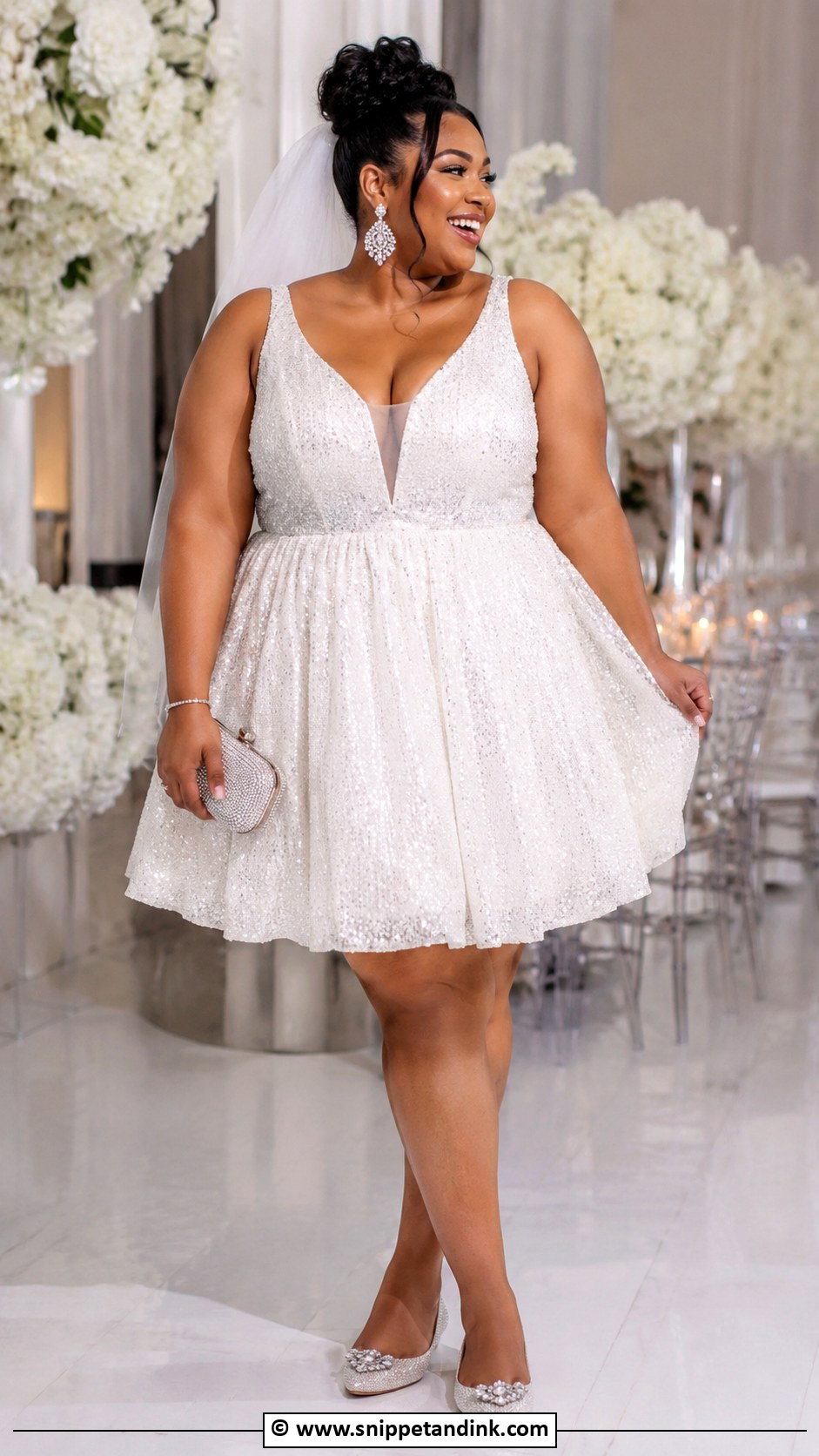 Plus Size Reception Wedding Dress - Snippet and Ink - 35 Plus Size Wedding Dresses