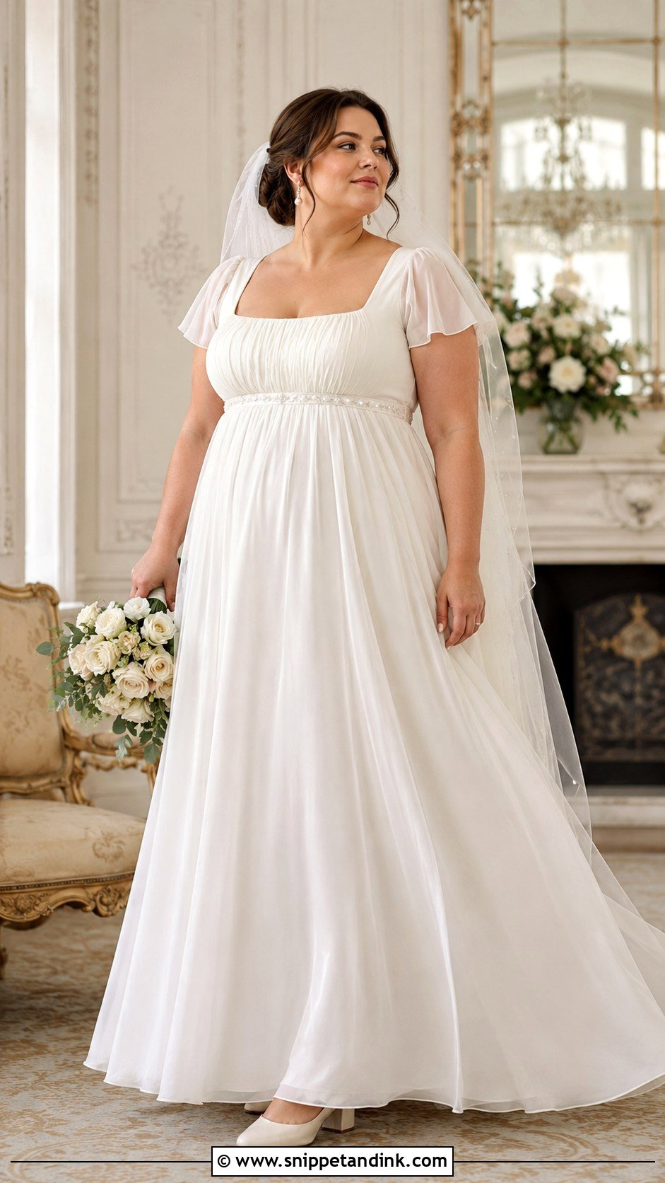 Plus Size Regency Era Wedding Dress - Snippet and Ink - 20 Regency Era Wedding Dress Ideas