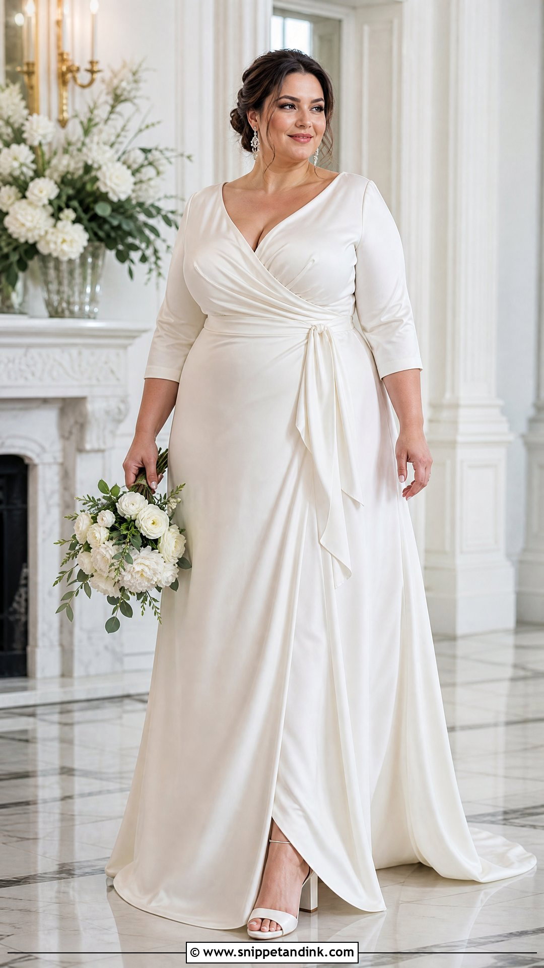Plus Size Robe Wedding Dress - Snippet and Ink - 20 Robe Wedding Dress Ideas