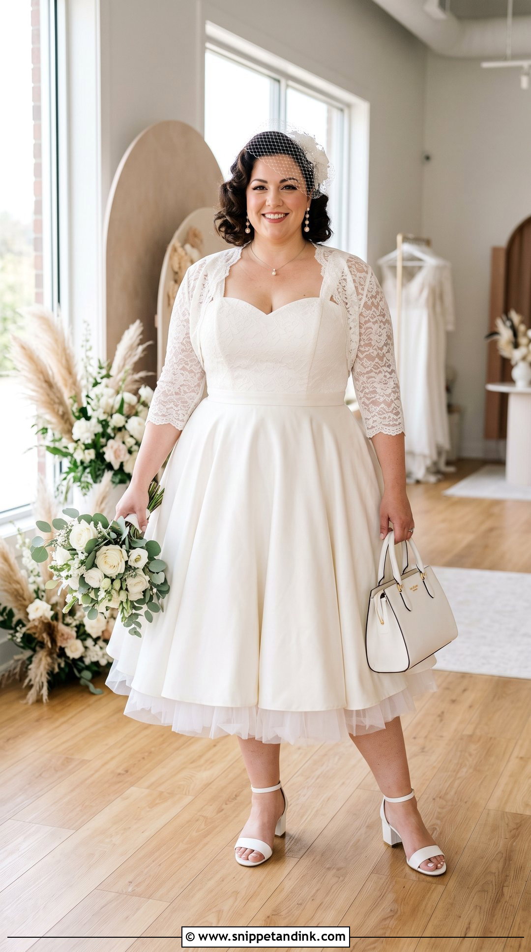 Plus Size Rockabilly Wedding Dress - Snippet and Ink - 20 Rockabilly Wedding Dresses