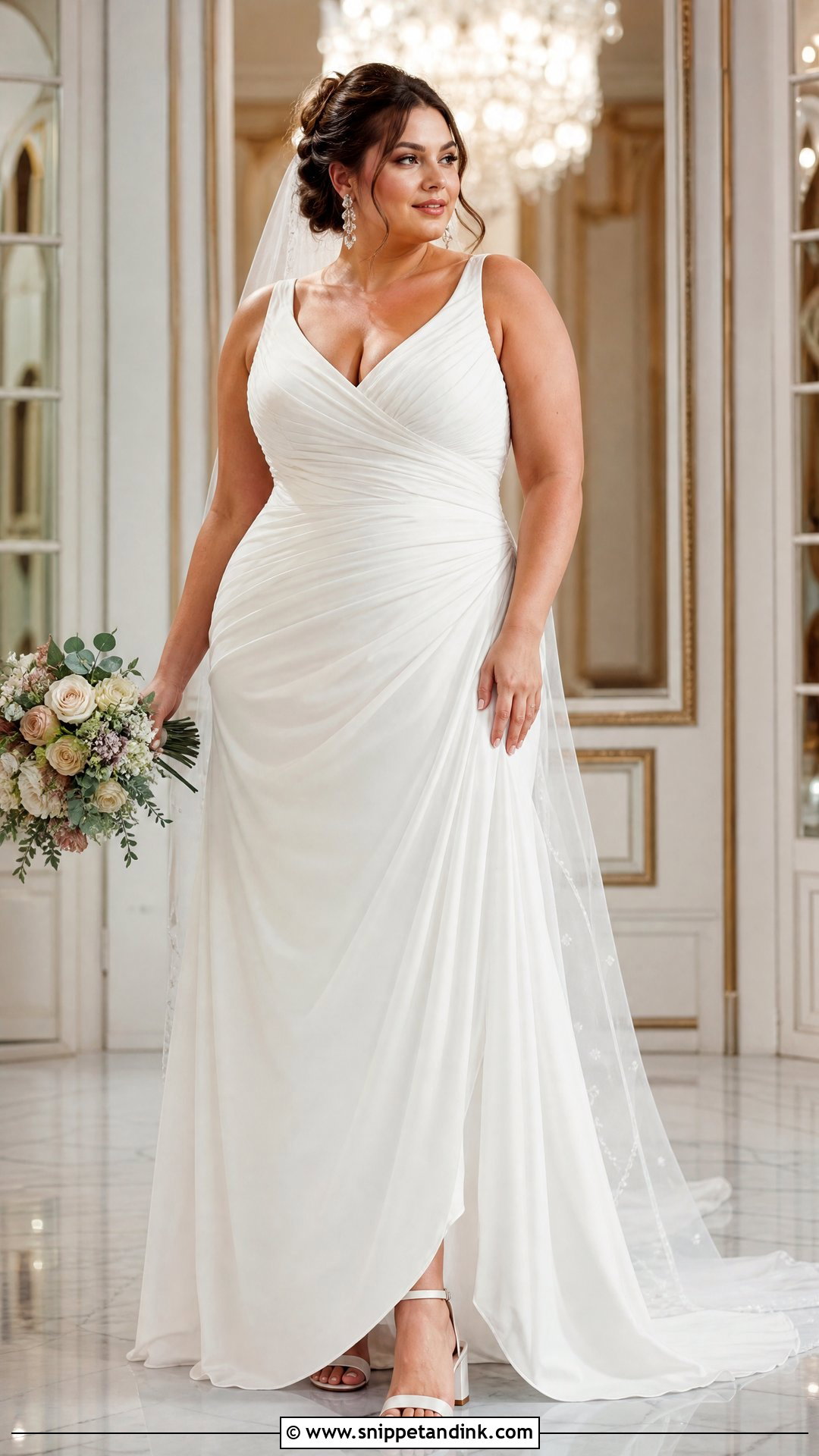 Plus Size Ruched Wedding Dress - Snippet and Ink - 25 Ruched Wedding Dress Ideas
