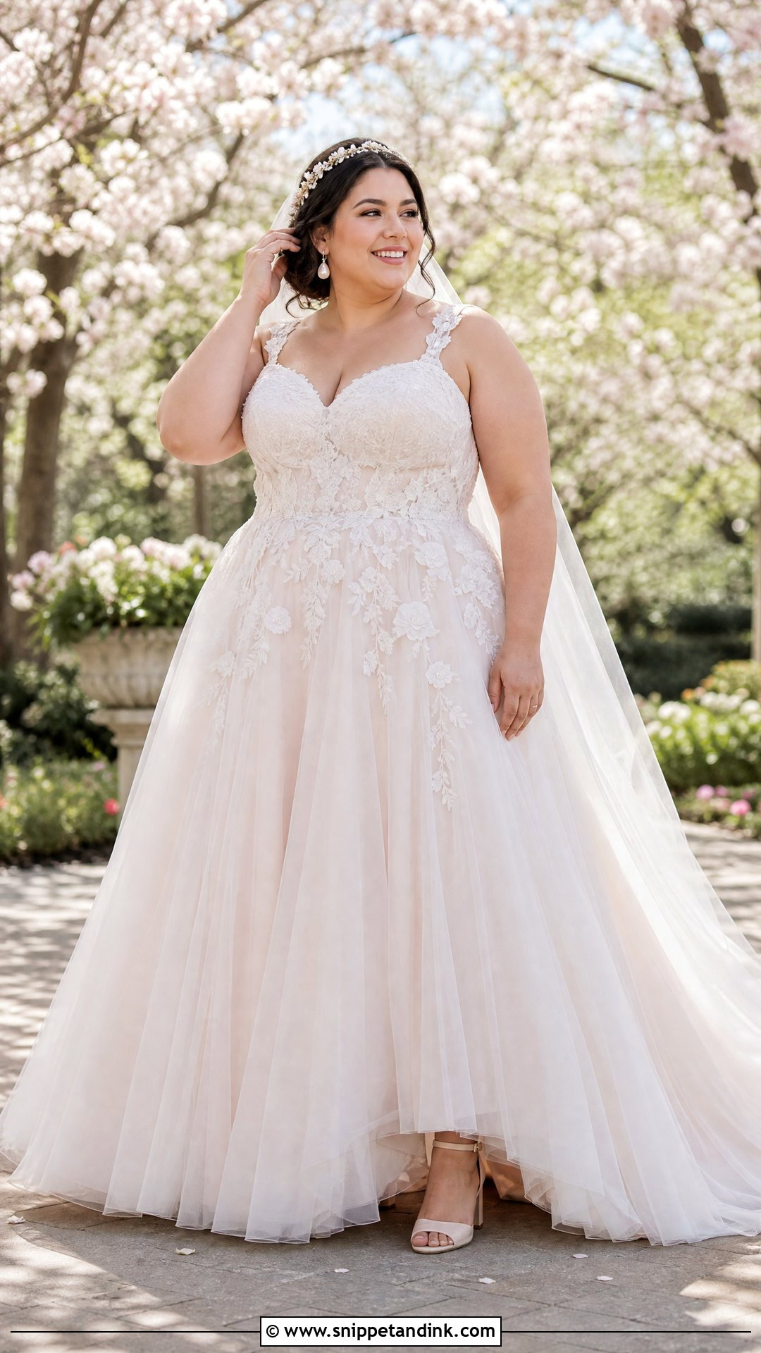 Plus Size Sakura Wedding Dress - Snippet and Ink - 20 Sakura Wedding Dress Ideas