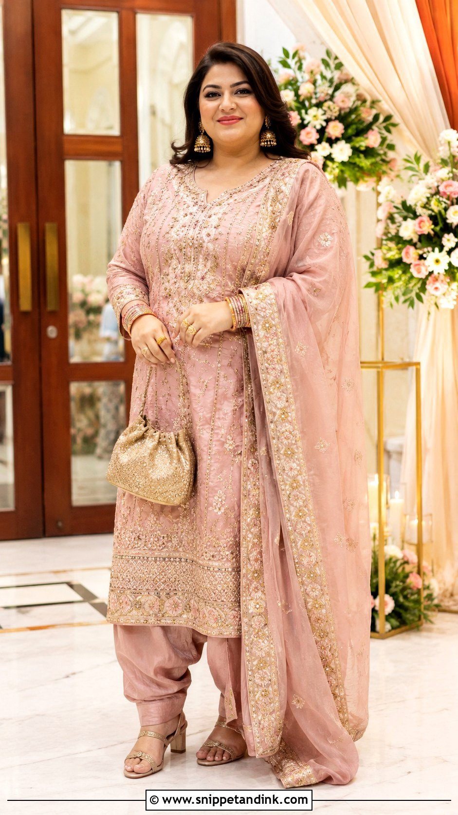 Plus Size Salwar Kameez for Wedding - Snippet and Ink - 30 Plus Size Indian Outfits for Wedding