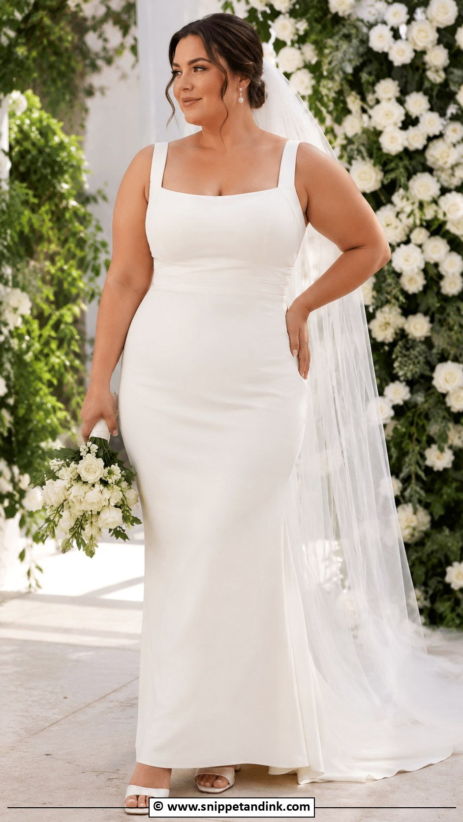 Plus Size Sheath Wedding Dress - Snippet and Ink - 30 Sheath Wedding Dress Ideas