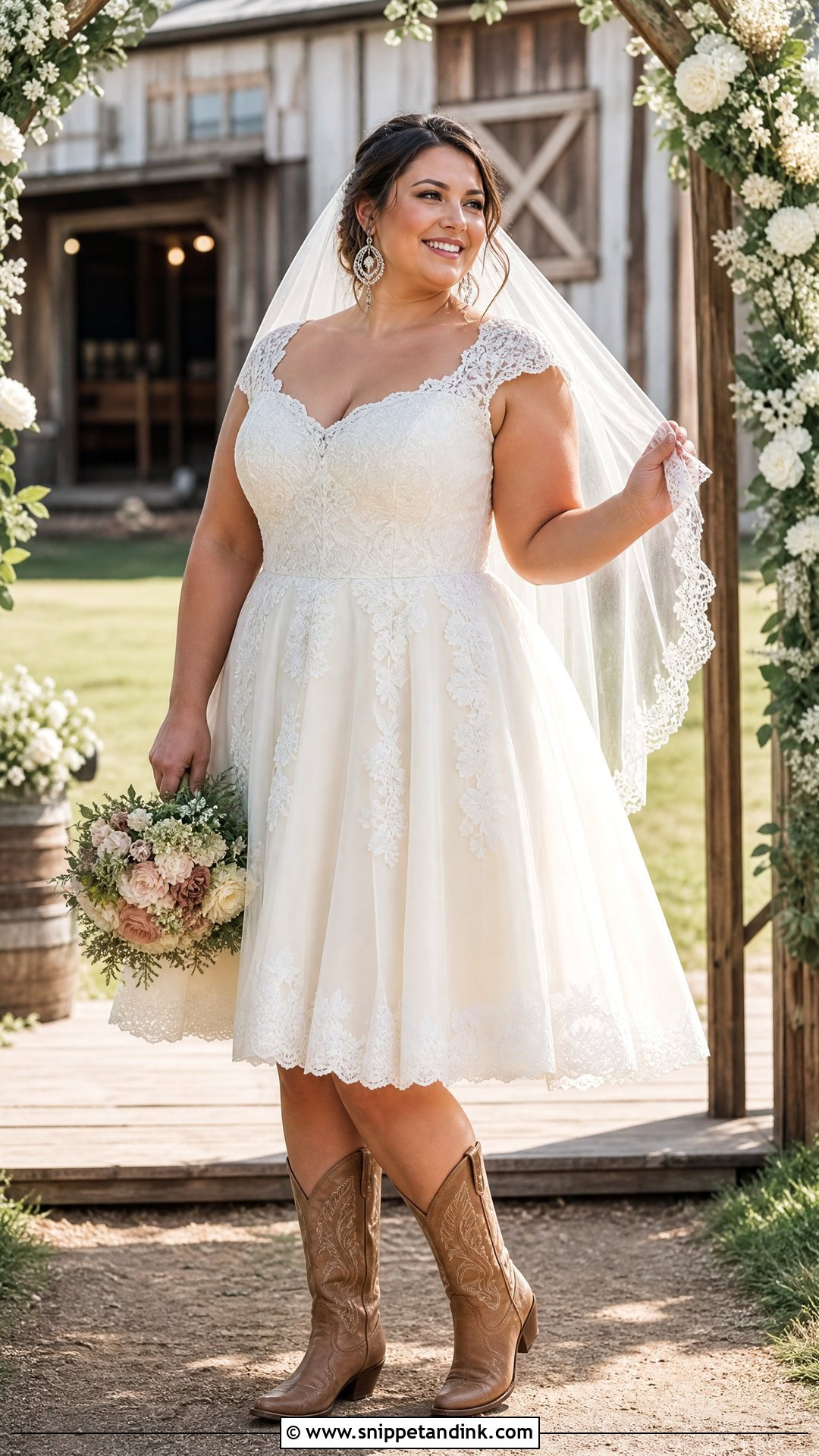 Plus Size Short Country Wedding Dress - Snippet and Ink - 20 Short Country Wedding Dress Ideas