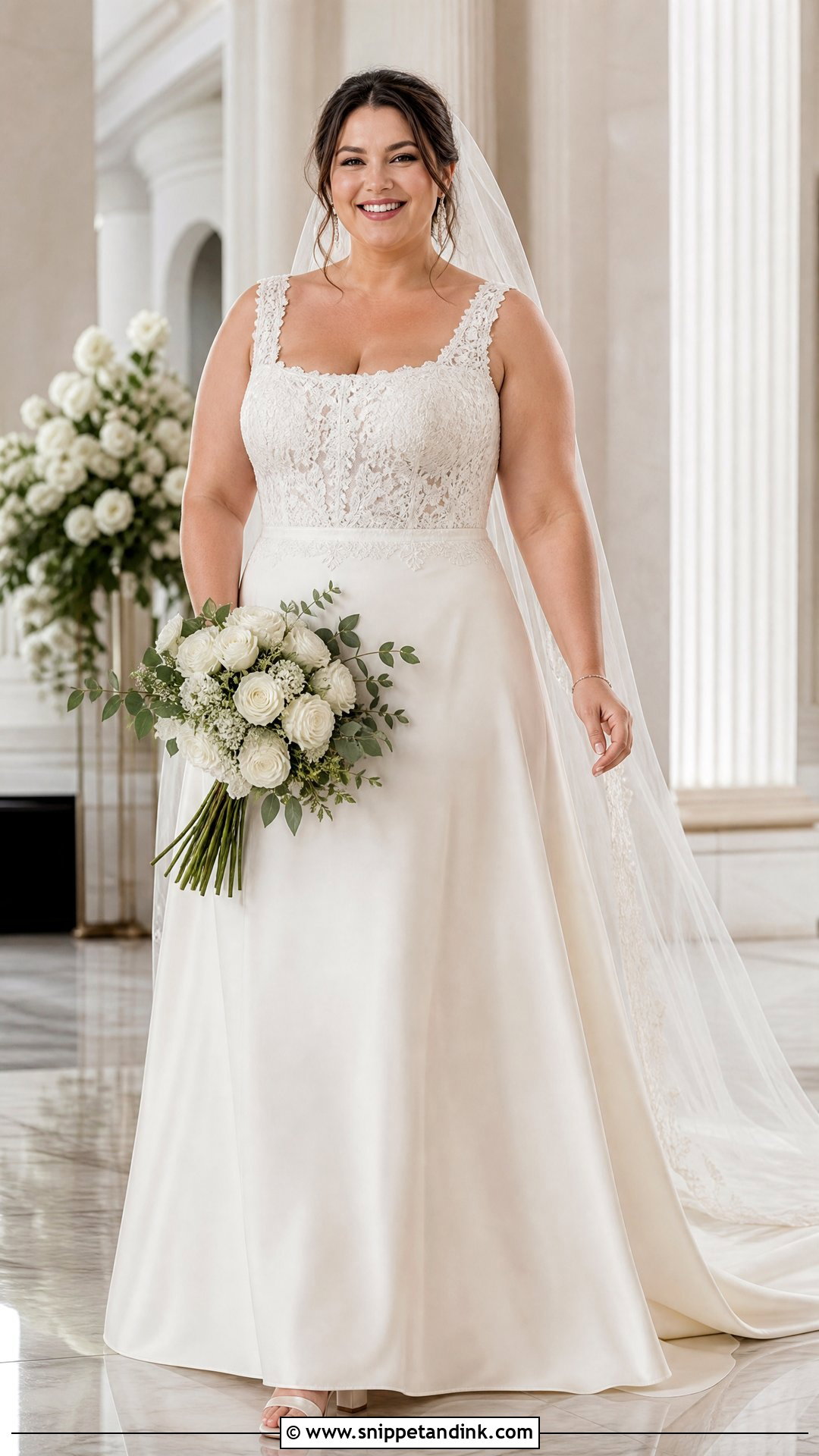 Plus Size Silk Lace Wedding Dress - Snippet and Ink - 20 Silk Lace Wedding Dress Ideas