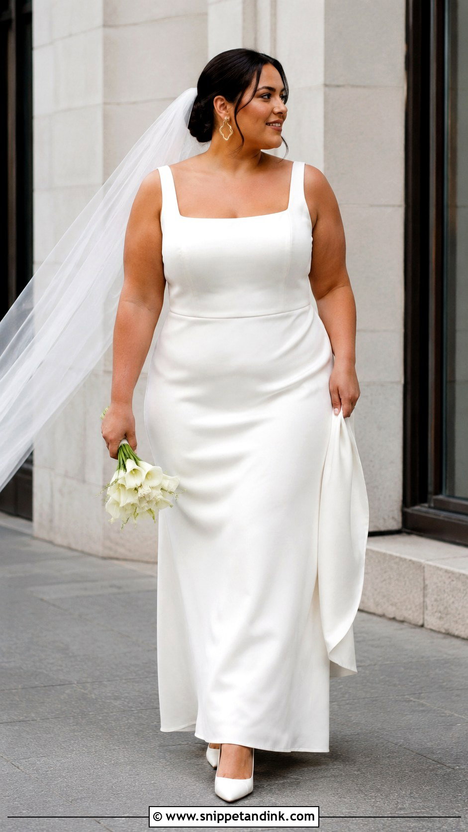 Plus Size Simple Wedding Dress - Snippet and Ink - 25 Wedding Dresses Curvy Bride