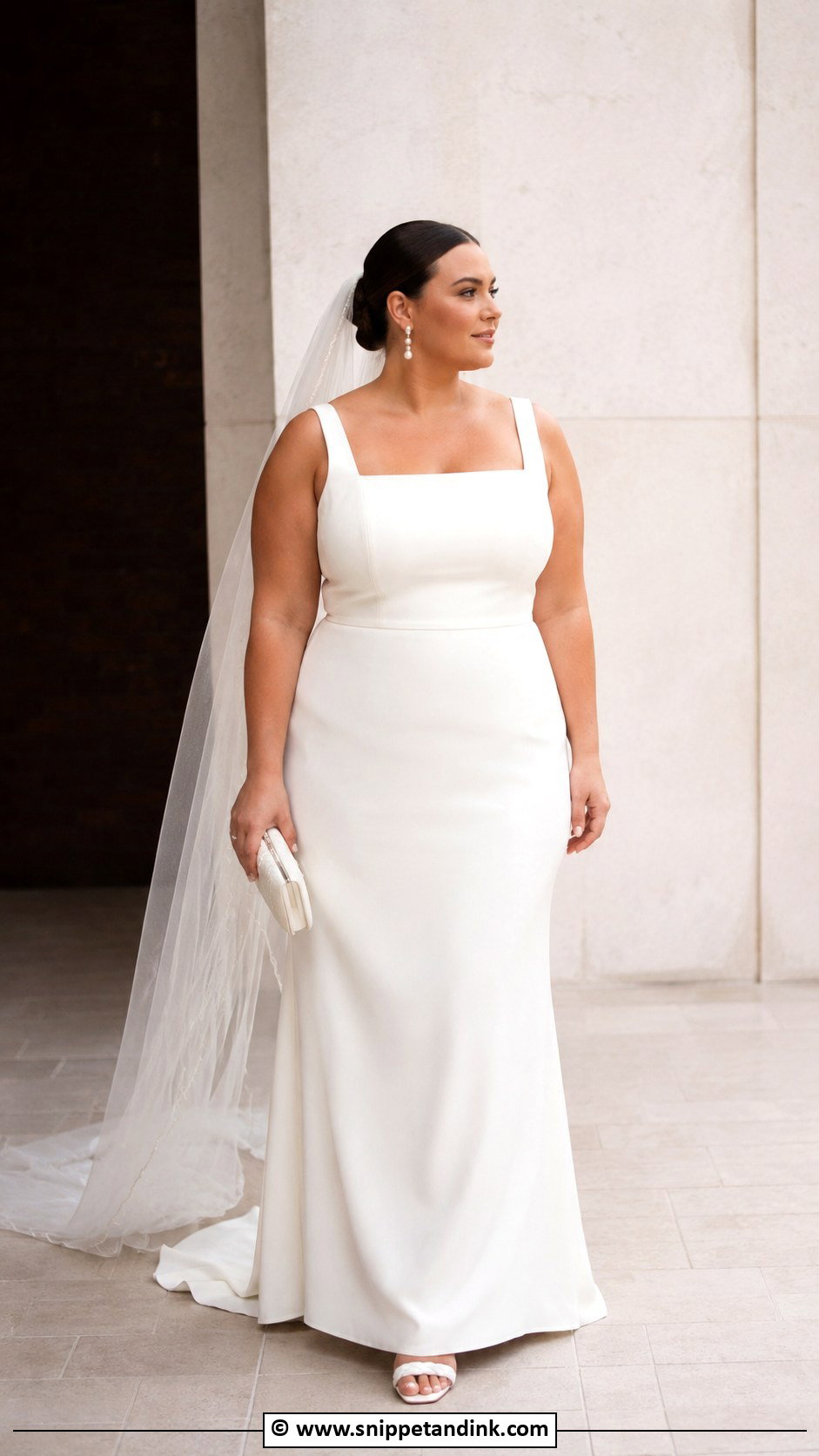 Plus Size Simple Wedding Dress - Snippet and Ink - 30 Wedding Dress Plus Size Ideas