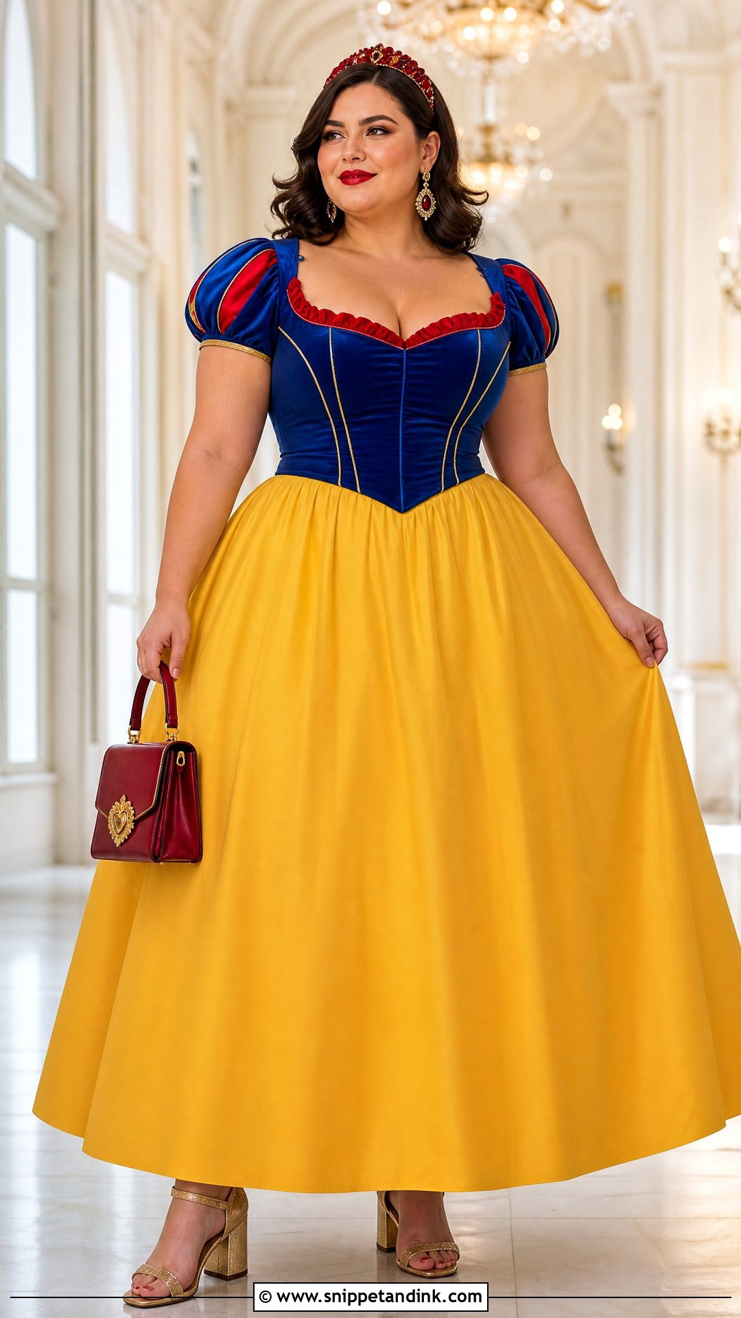 Plus Size Snow White Gown - Snippet and Ink - 20 Snow White Gown Ideas