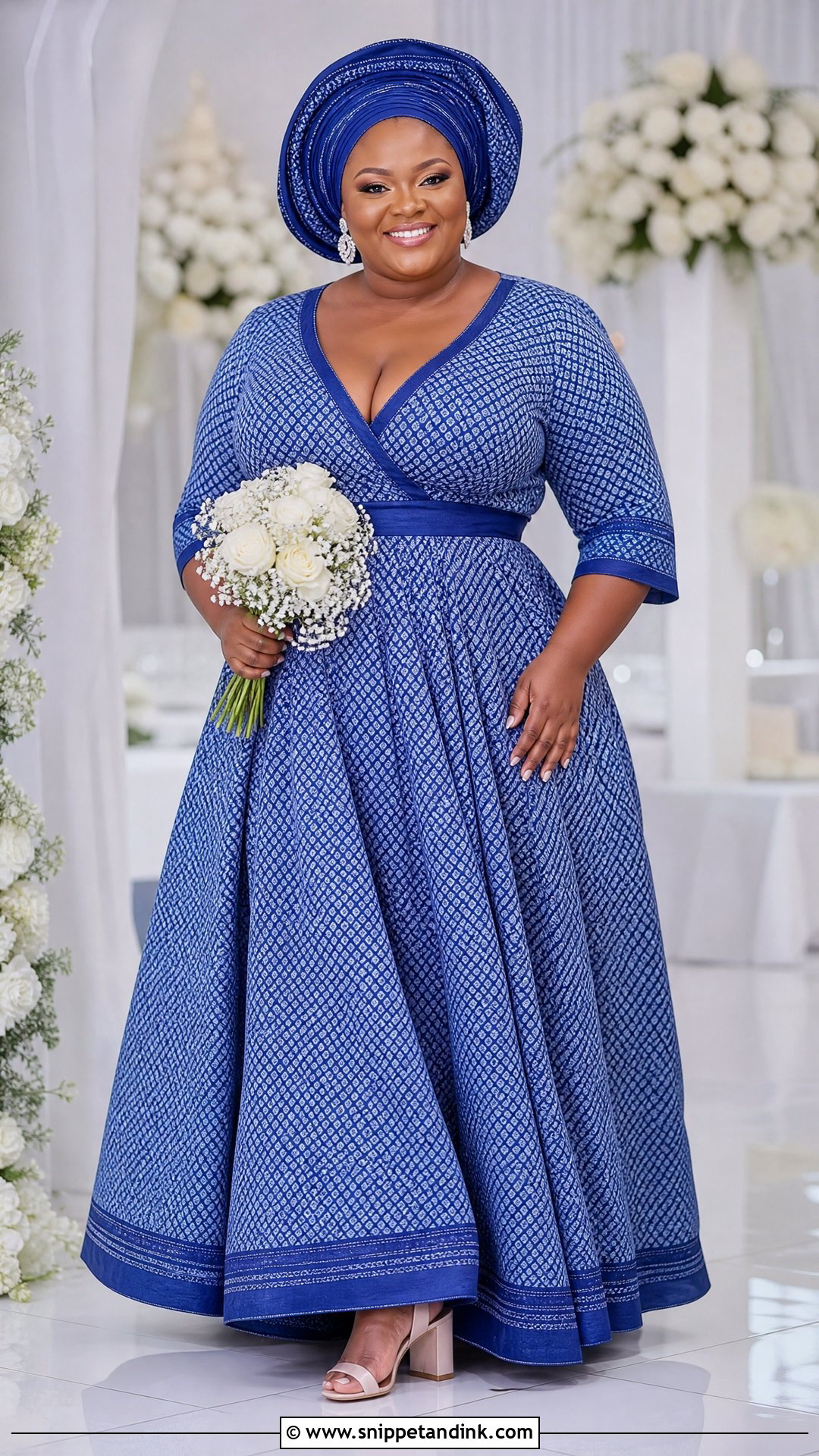 Plus Size Sotho Wedding Dress With Empire Waist - Snippet and Ink - 20 Sotho Wedding Dress Ideas
