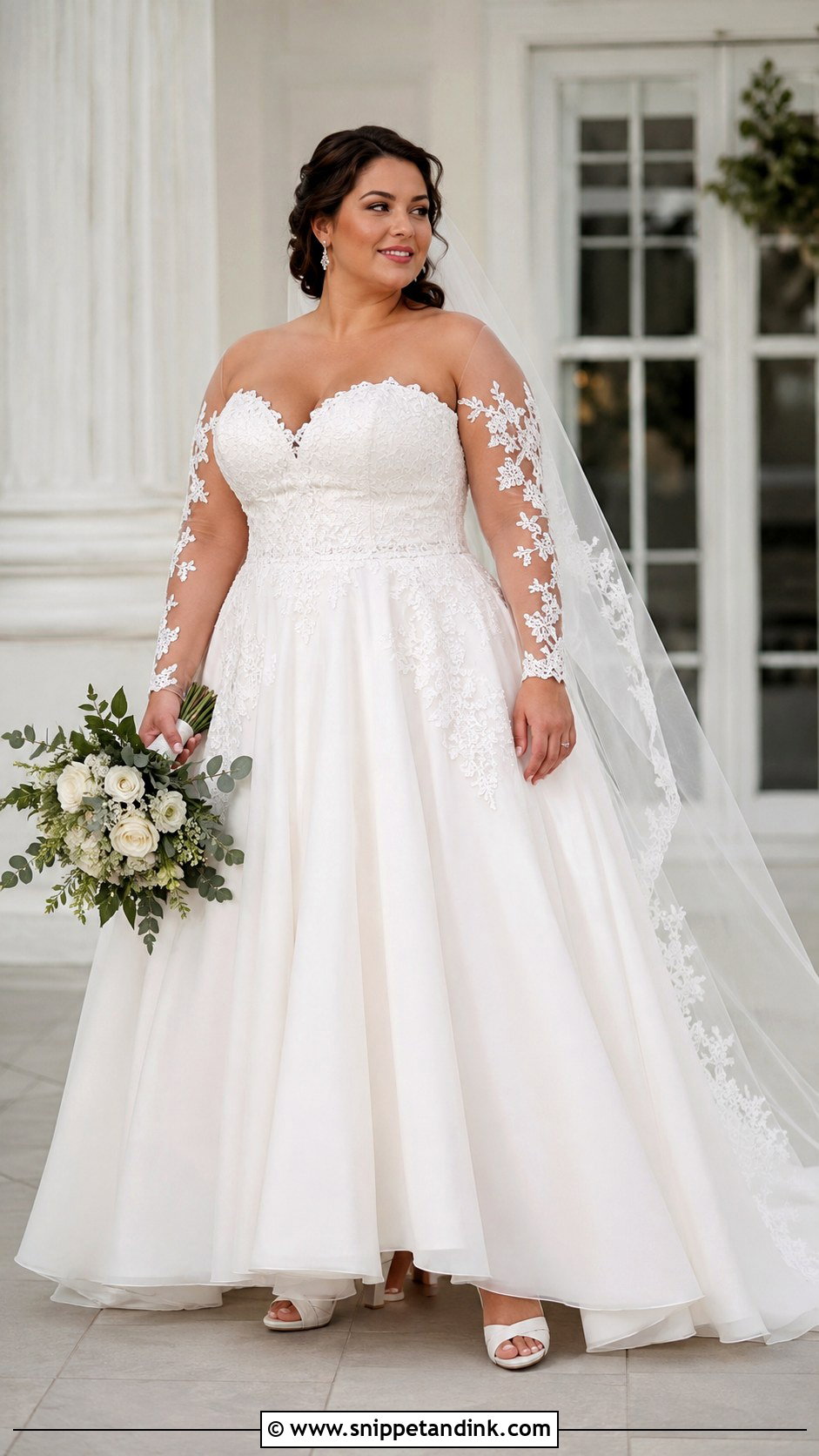 Plus Size Strapless Wedding Dress With Sleeves - Snippet and Ink - 20 Strapless Wedding Dress with Sleeves