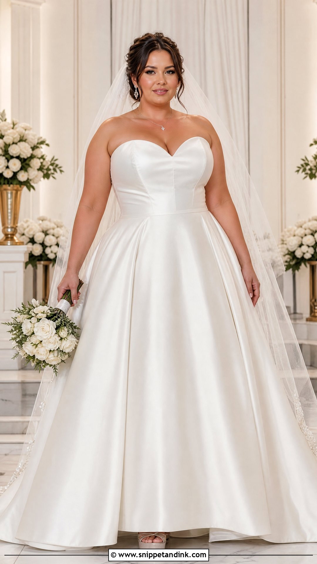 Plus Size Strapless Wedding Gown - Snippet and Ink - 20 Plus Size Wedding Gowns Curvy Bride