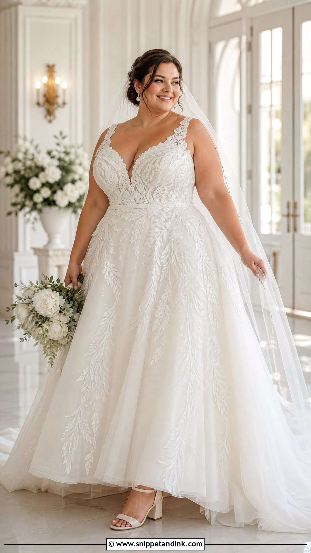 Plus Size Swan Wedding Dress - Snippet and Ink - 25 Swan Wedding Dress Ideas