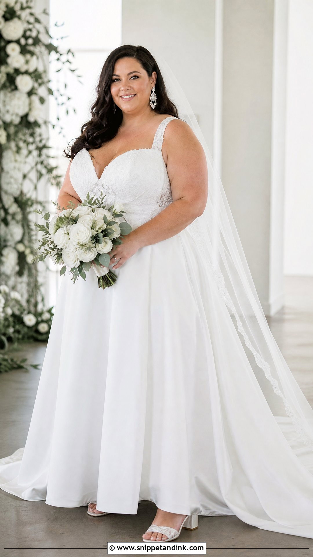 Plus Size Sweetheart Neckline A Line Wedding Dress - Snippet and Ink - 20 Sweet Heart Neckline Wedding Dress Aline Ideas
