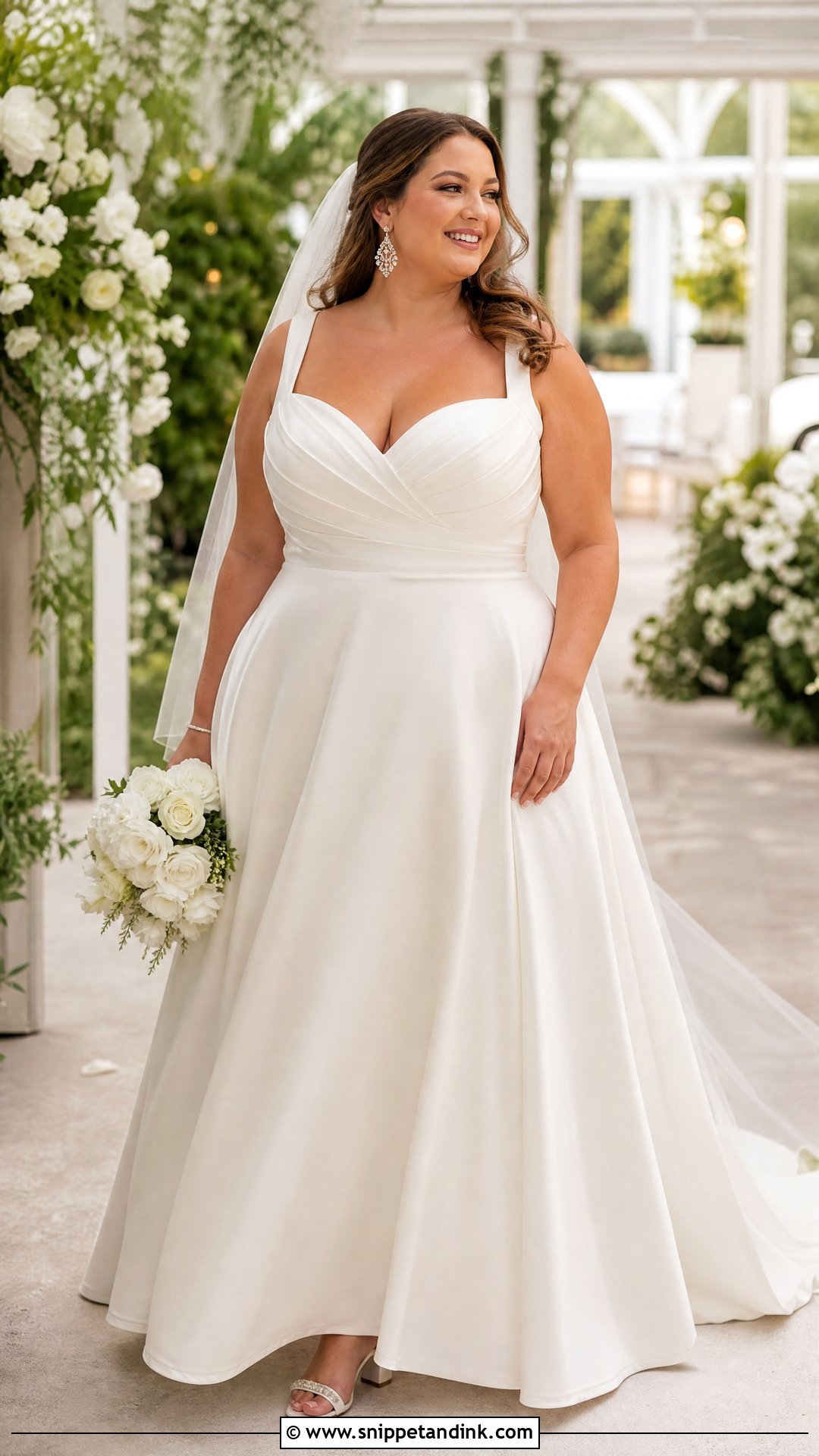 Plus Size Sweetheart Wedding Dress - Snippet and Ink - 20 Sweetheart Neck Wedding Dress Ideas
