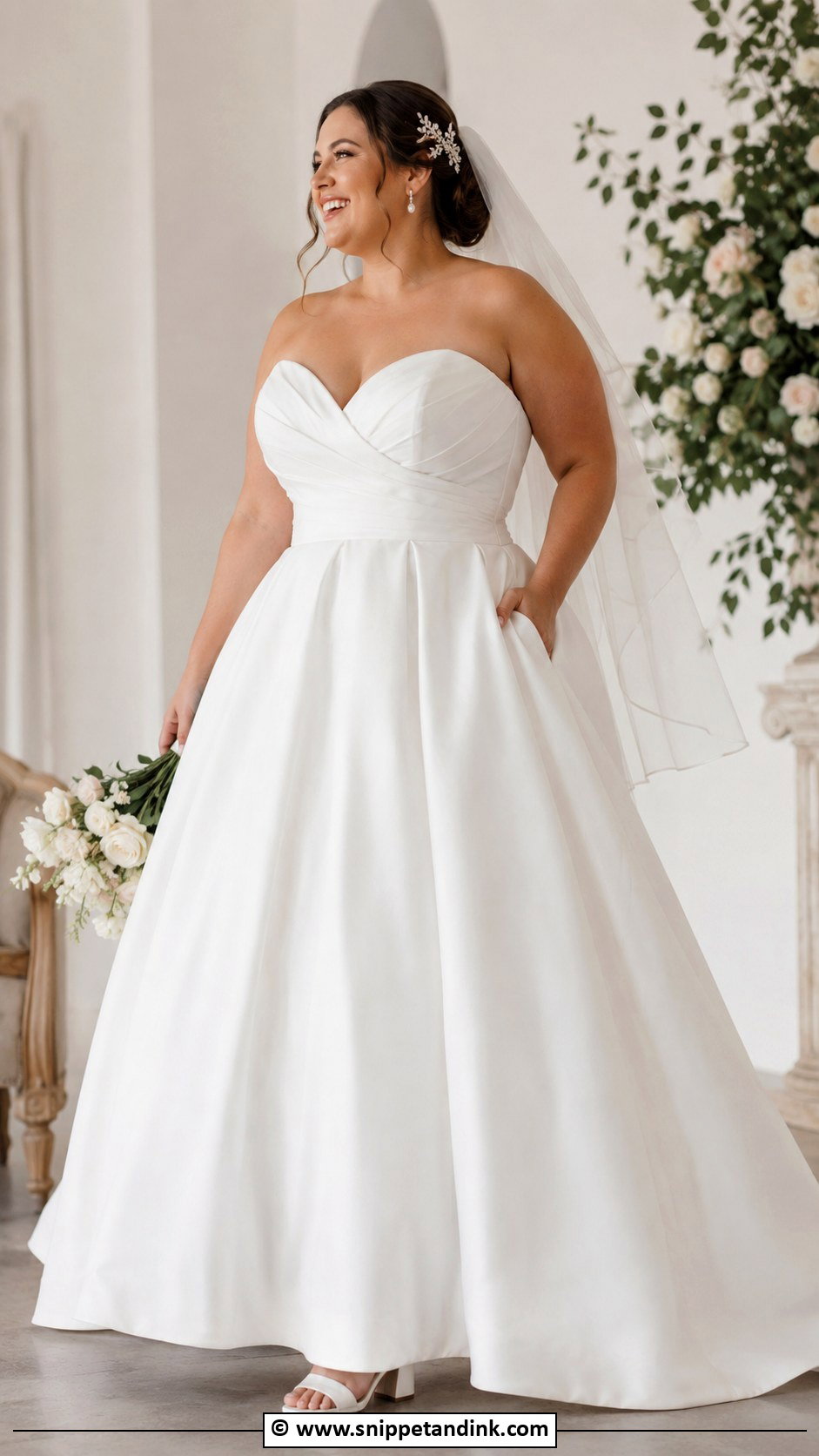 Plus Size Sweetheart Wedding Dress - Snippet and Ink - 30 Wedding Dress Plus Size Ideas