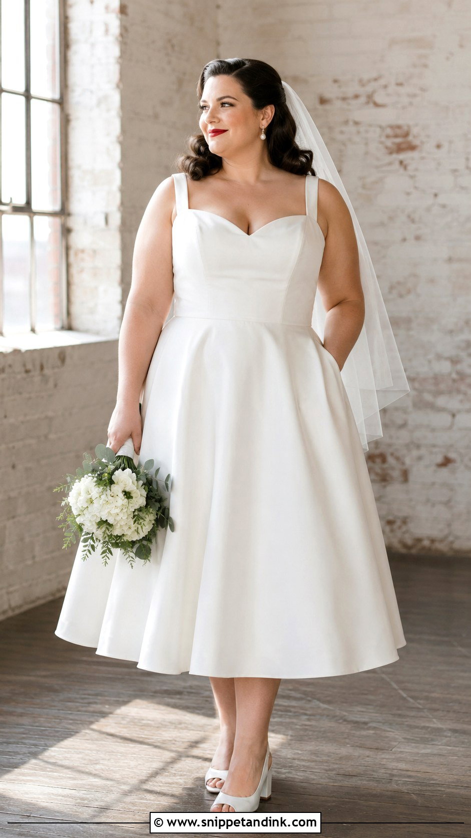 Plus Size Tea Length Wedding Dress - Snippet and Ink - 25 Tea Length Wedding Dress Vintage Ideas