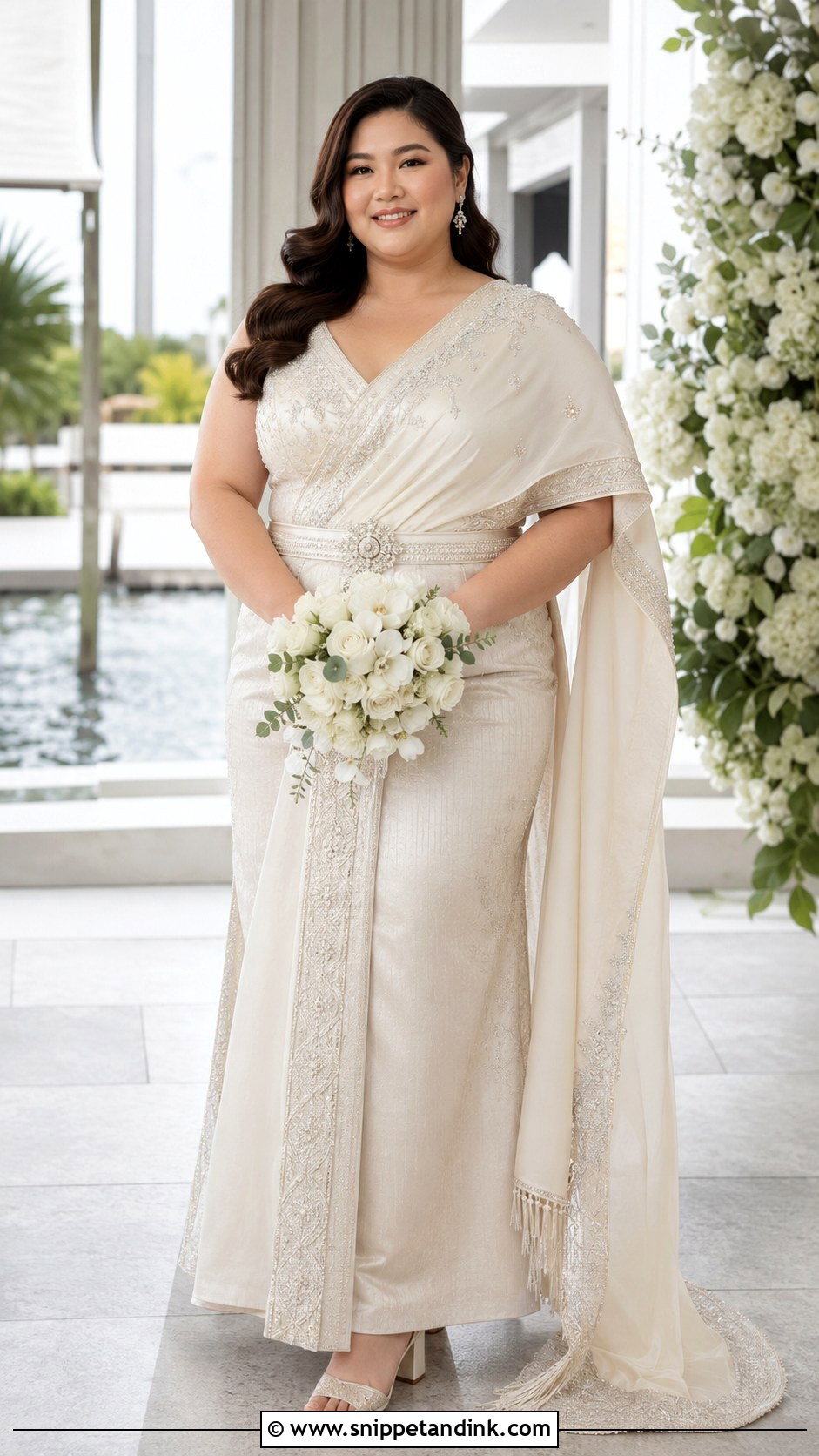Plus Size Thai Silk Wedding Dress - Snippet and Ink - 20 Thailand Wedding Dress Ideas