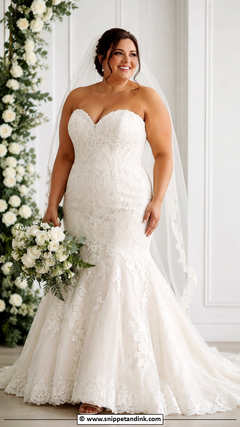 Plus Size Trumpet Wedding Dress - Snippet and Ink - 30 Trumpet Wedding Dress Ideas