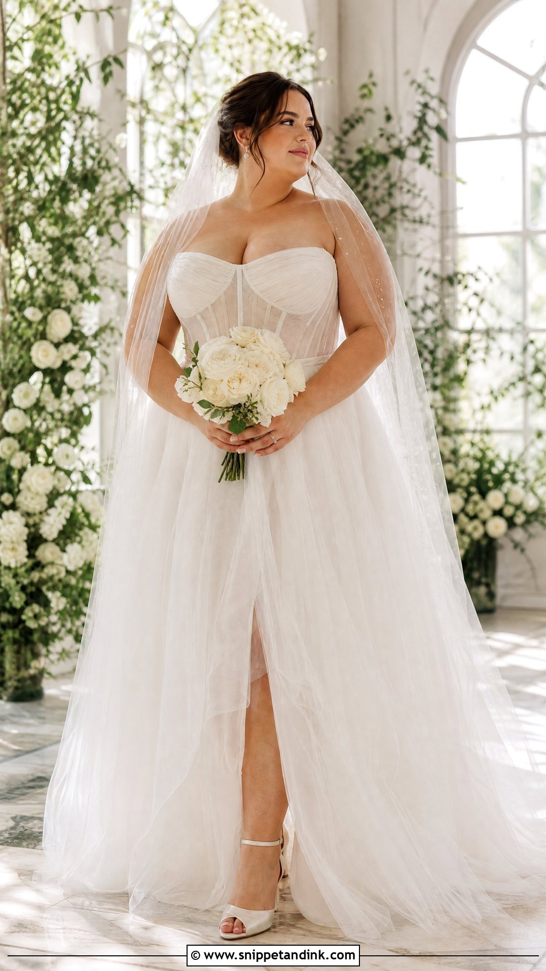 Plus Size Tulle Corset Wedding Dress - Snippet and Ink - 20 Plus Size Corset Wedding Dress Ideas