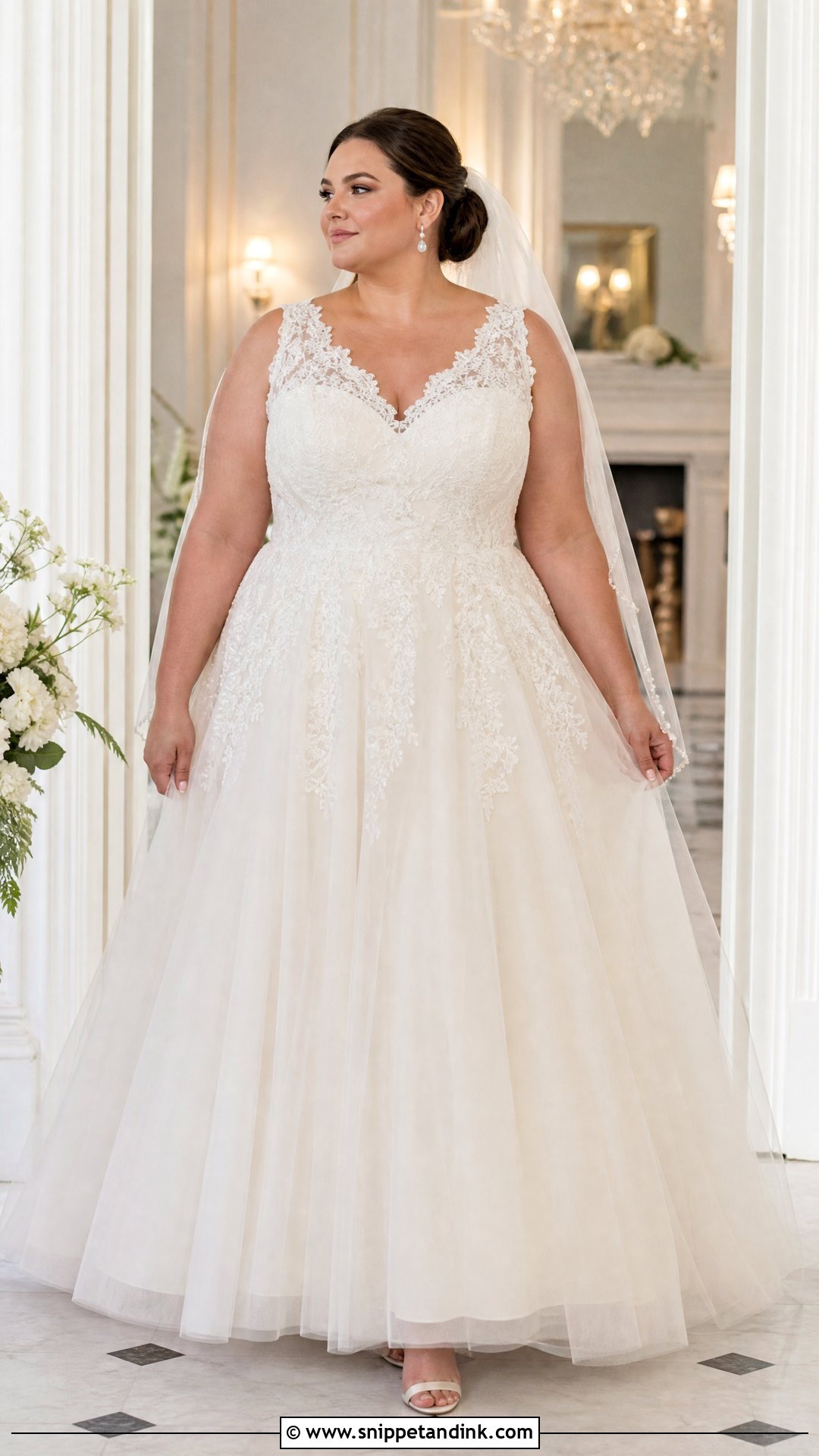 Plus Size Tulle Wedding Dress - Snippet and Ink - 20 Tool Wedding Dress Ideas