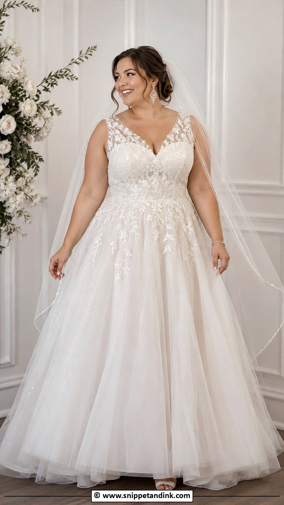 Plus Size Tulle Wedding Dress - Snippet and Ink - 30 Wedding Dress Plus Size Ideas