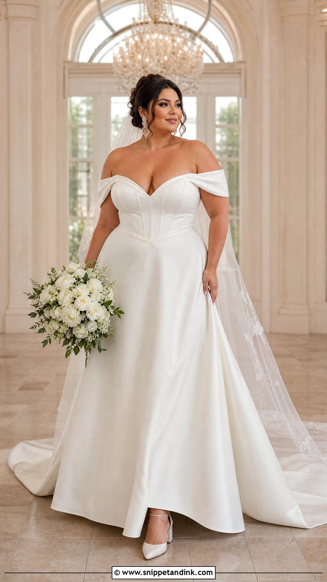 Plus Size V Waist Wedding Dress - Snippet and Ink - 25 V Waist Wedding Dress Ideas
