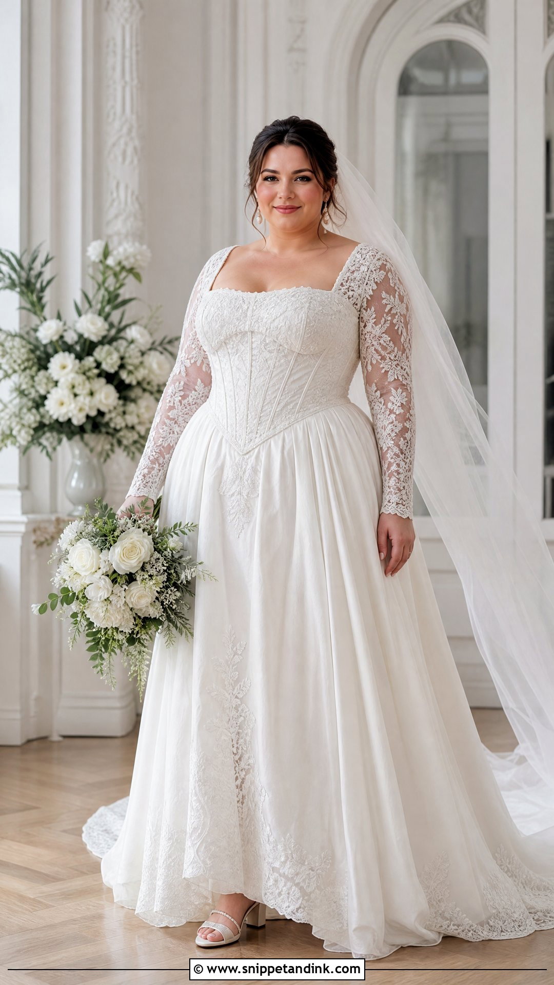 Plus Size Victorian Wedding Dress - Snippet and Ink - 20 Victorian Wedding Dresses