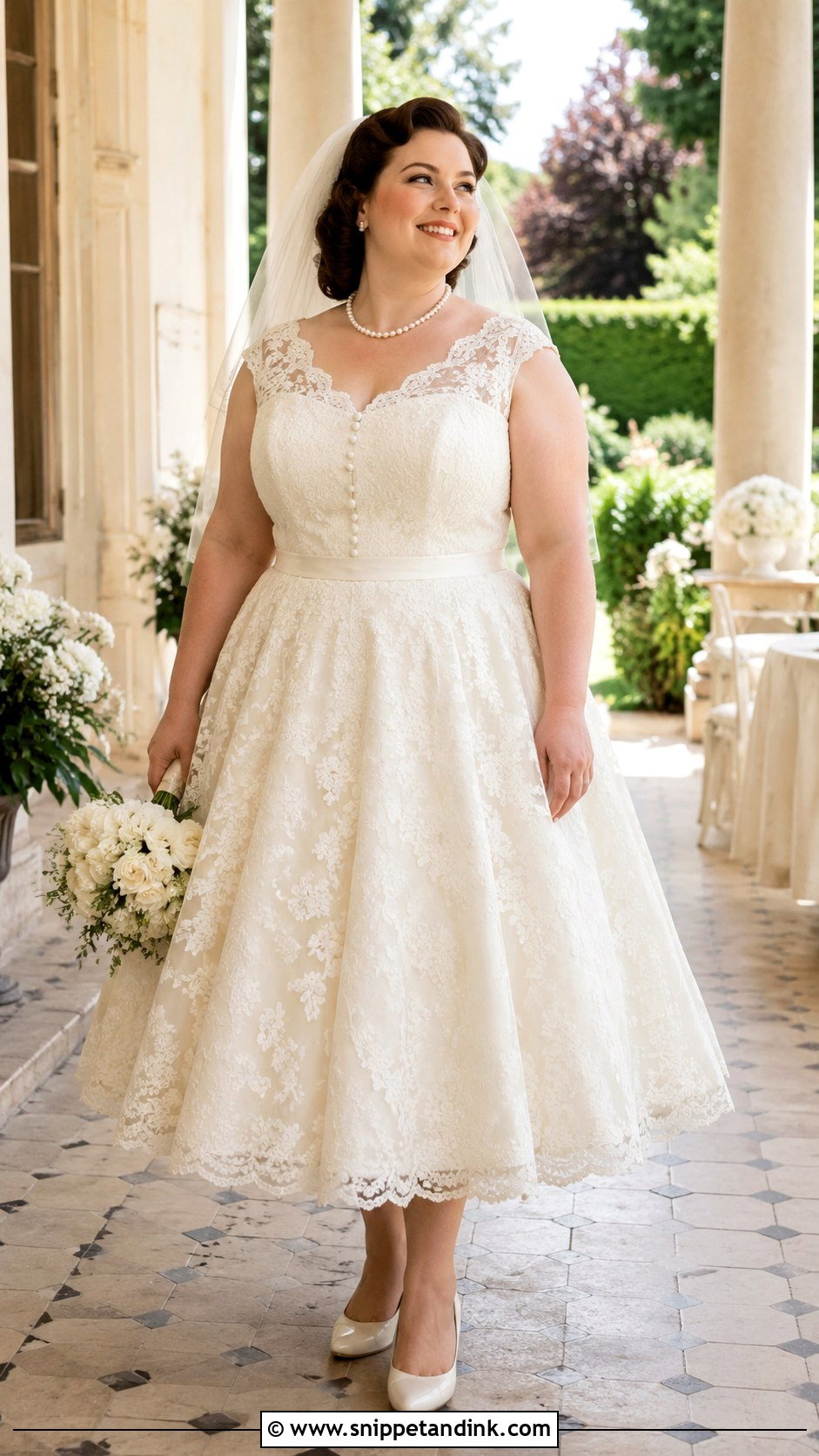 Plus Size Vintage Wedding Dress - Snippet and Ink - 30 Plus Size Wedding Gowns