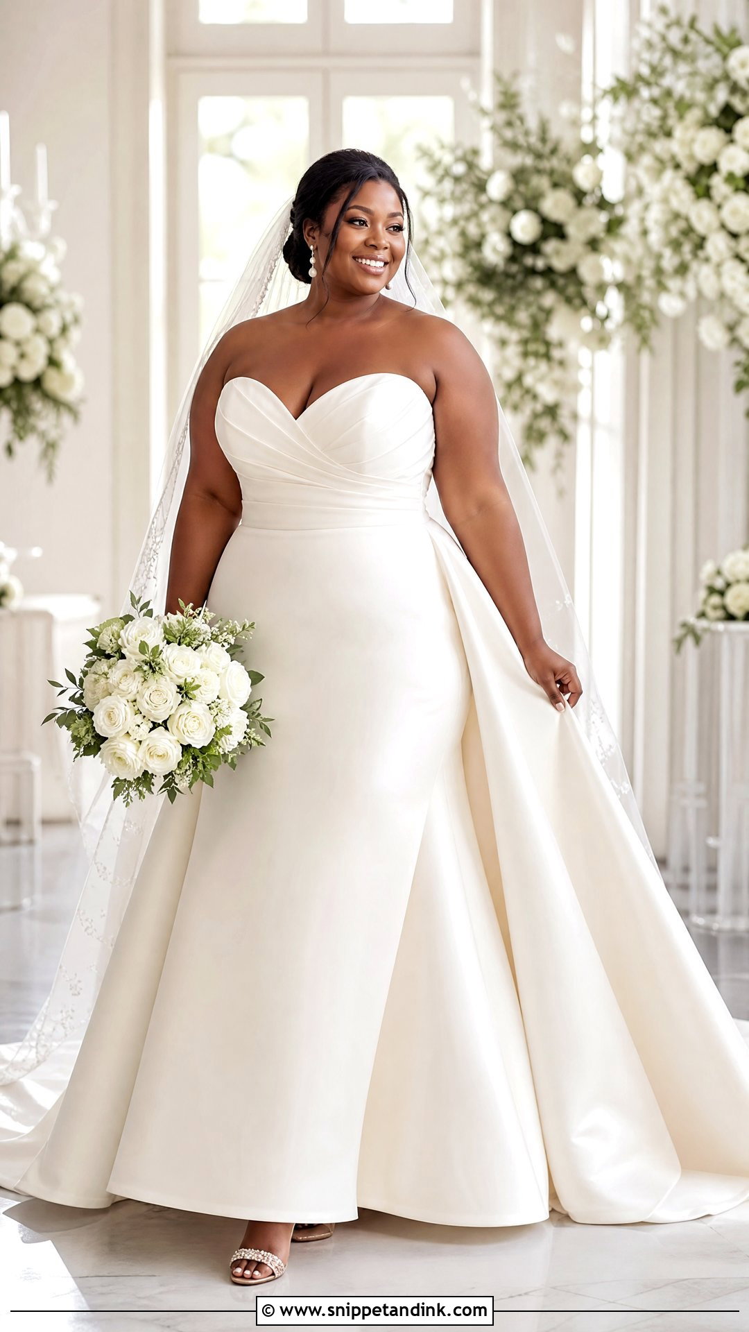 Plus Size Wedding Dress - Snippet and Ink - 25 Black People Wedding Dresses