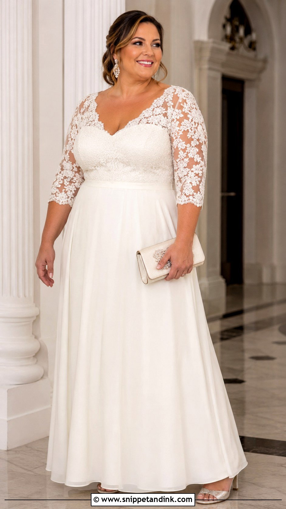 Plus Size Wedding Dress - Snippet and Ink - 25 2nd Wedding Dress Ideas