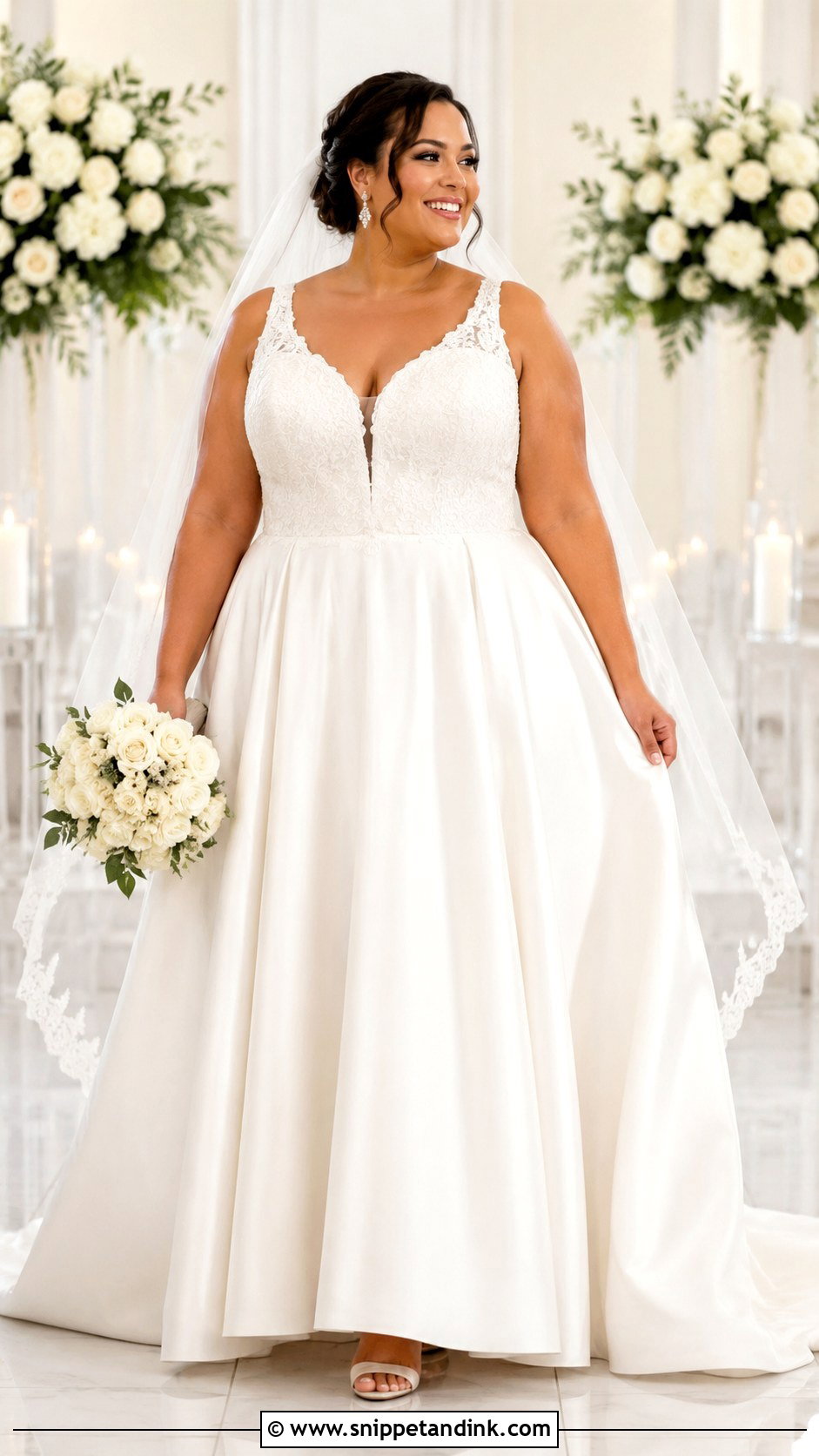 Plus Size Wedding Dress - Snippet and Ink - 25 Weeding Dressing Woman Bride Ideas