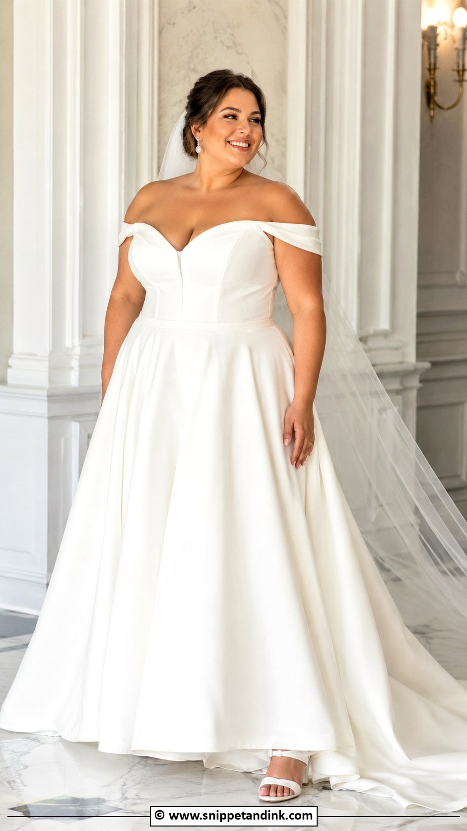 Plus Size Wedding Dress - Snippet and Ink - 30 Stylish Wedding Dresses