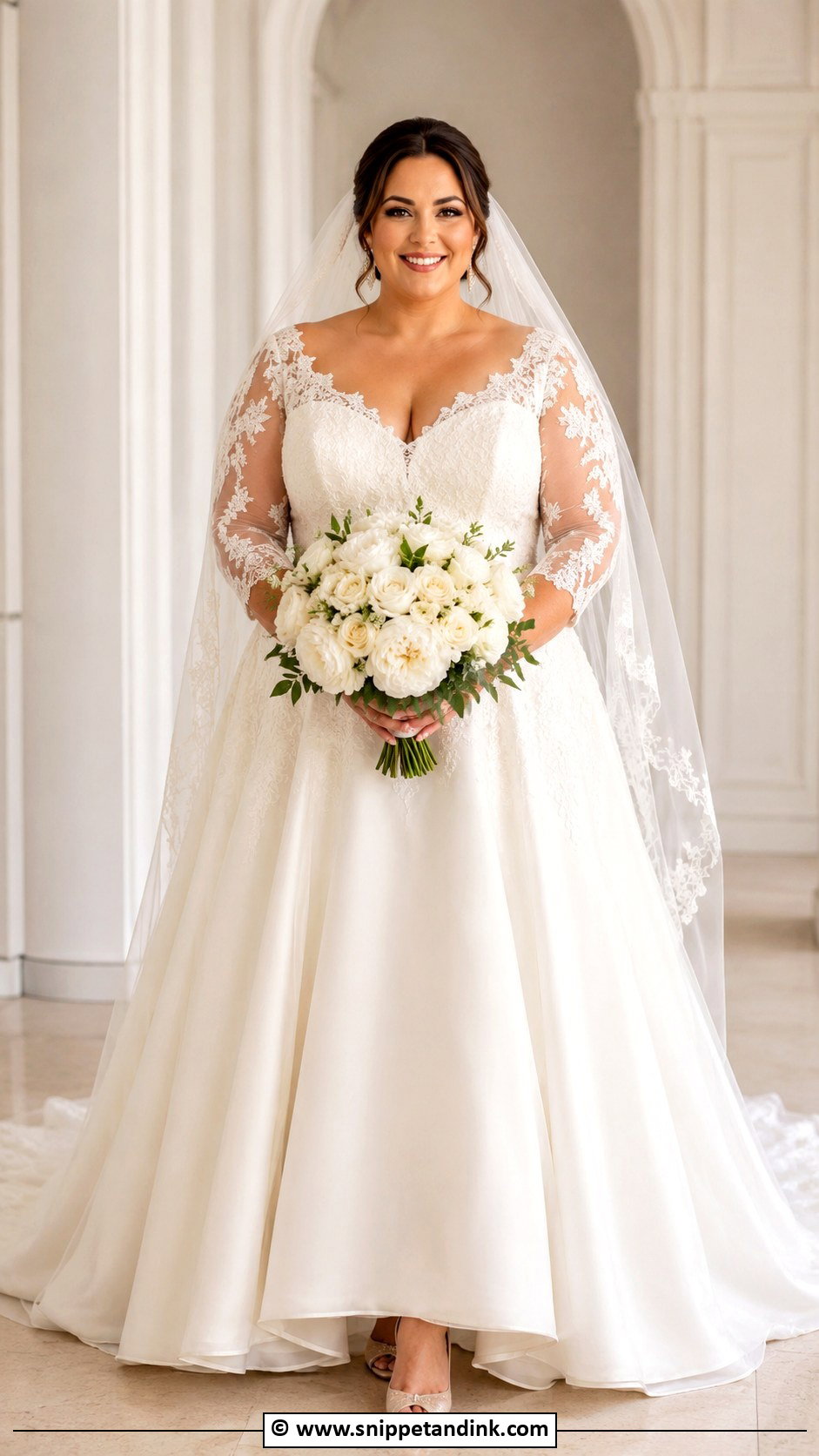 Plus Size Wedding Dress - Snippet and Ink - 30 Wedding Dress Inspo Ideas