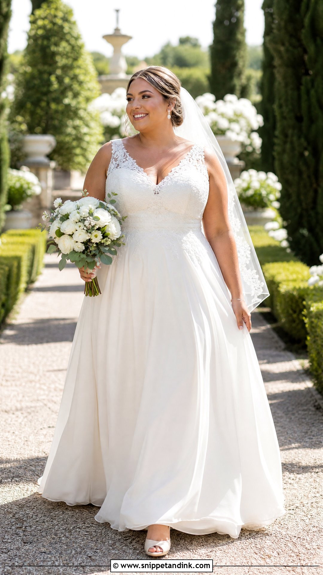 Plus Size Wedding Dress Photoshoot - Snippet and Ink - 20 Wedding Dresses Photoshoot