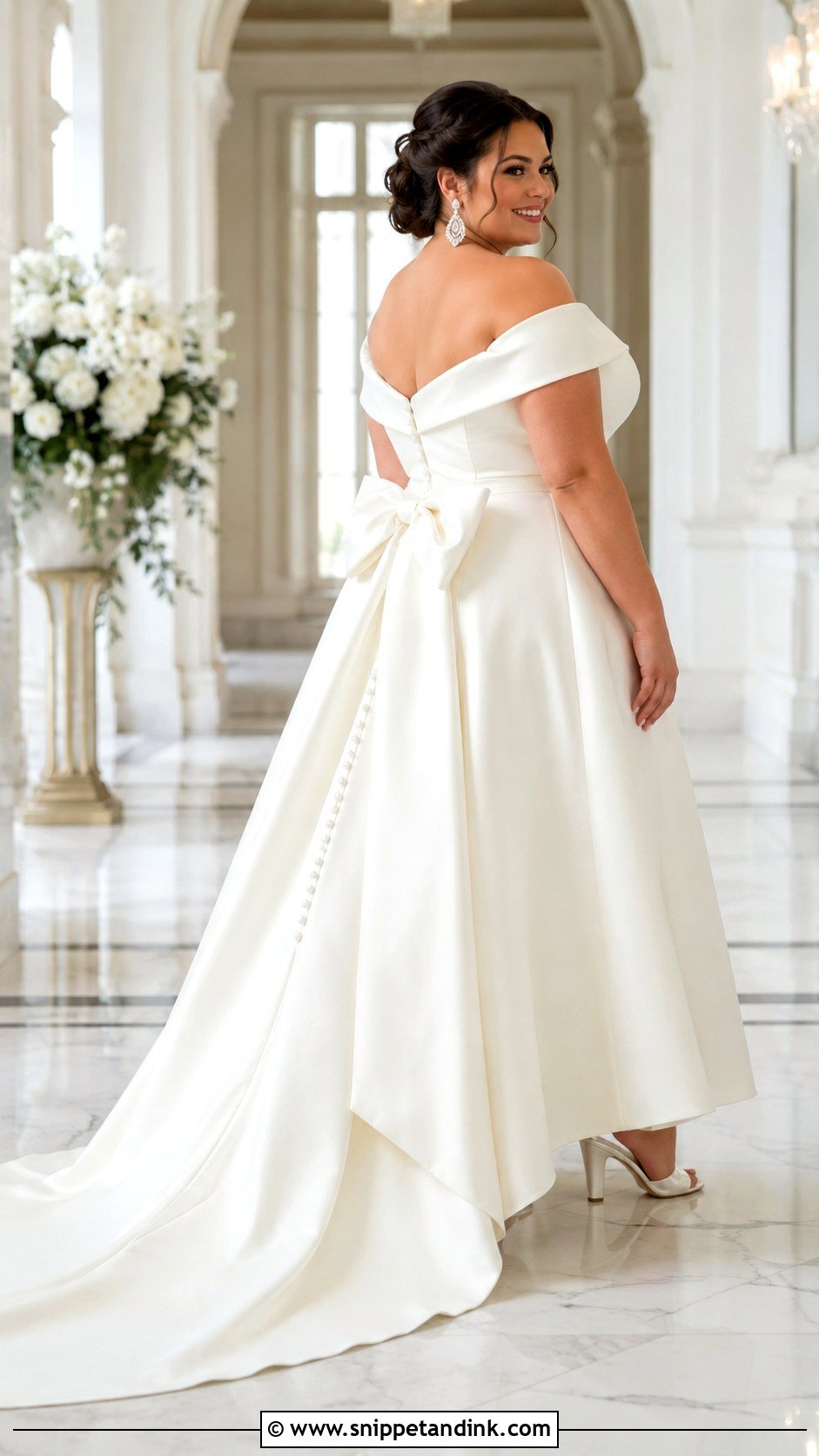 Plus Size Wedding Dress With Back Bow - Snippet and Ink - 20 Wedding Dress with Bow on Back Ideas