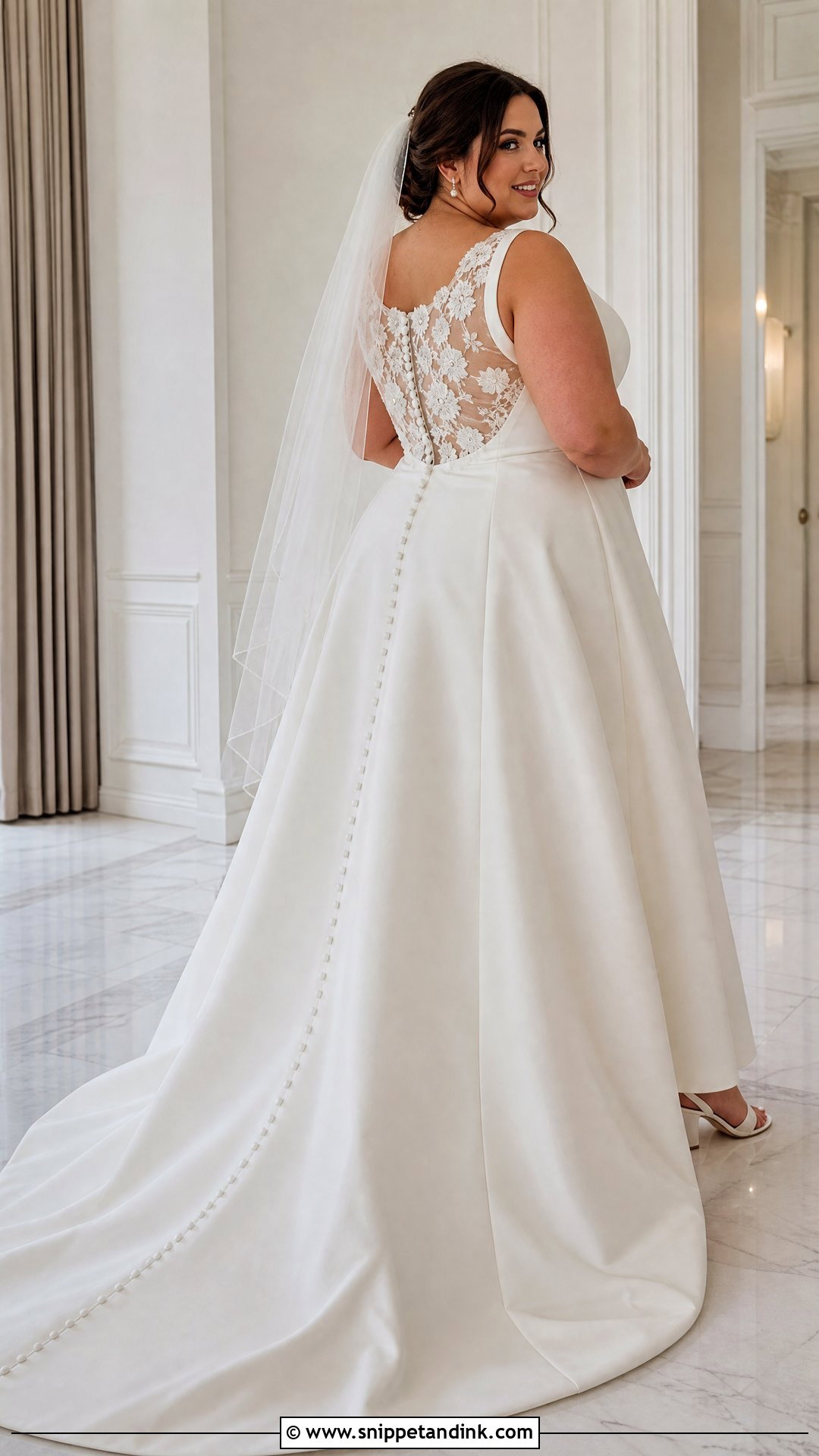 Plus Size Wedding Dress With Buttons Down the Back - Snippet and Ink - 20 Wedding Dress with Buttons Down the Back Ideas