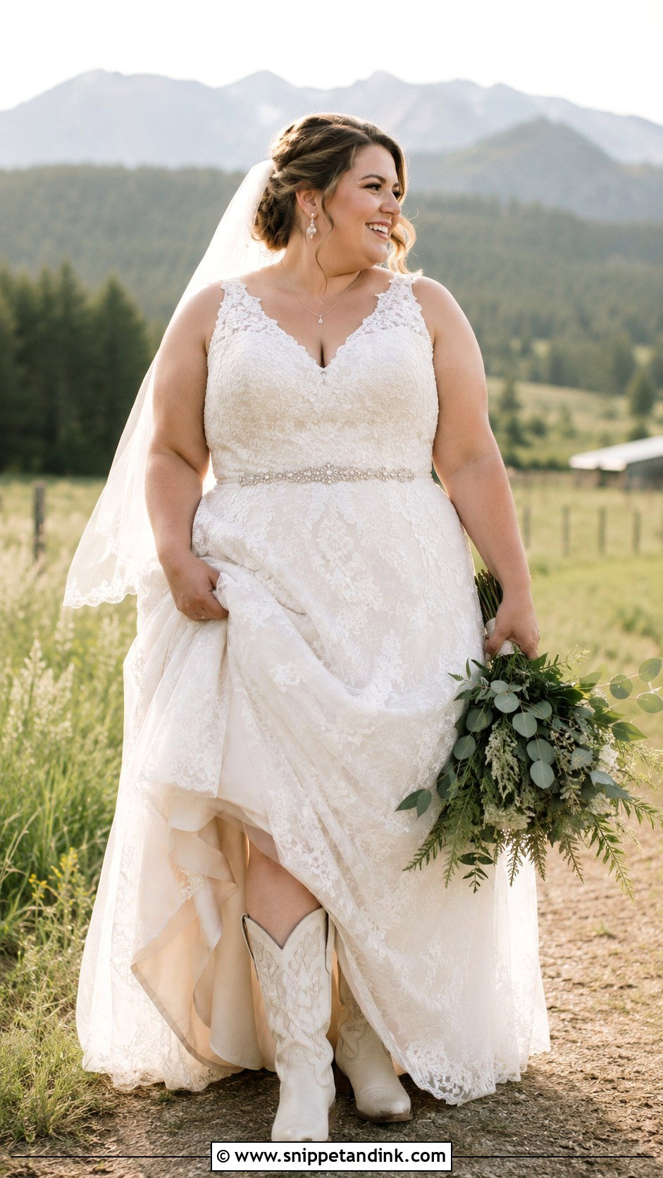 Plus Size Wedding Dress With Cowboy Boots - Snippet and Ink - 25 Wedding Dress with Cowboy Boots Ideas
