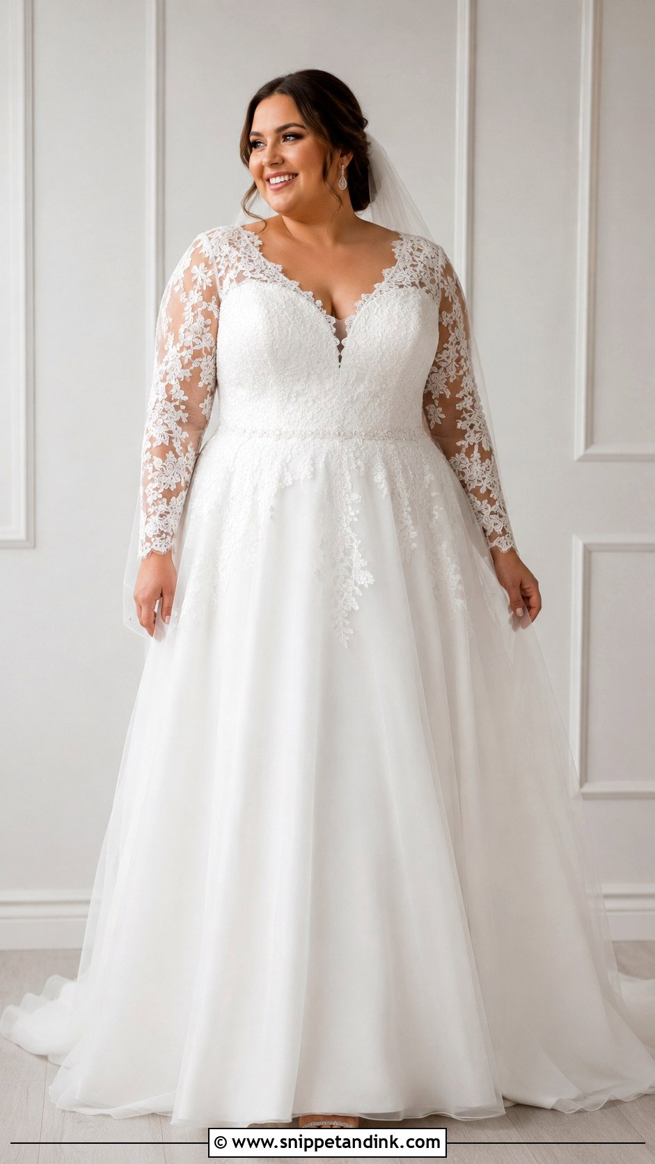 Plus Size Wedding Dress With Long Sleeves - Snippet and Ink - 25 Wedding Dress with Long Sleeves