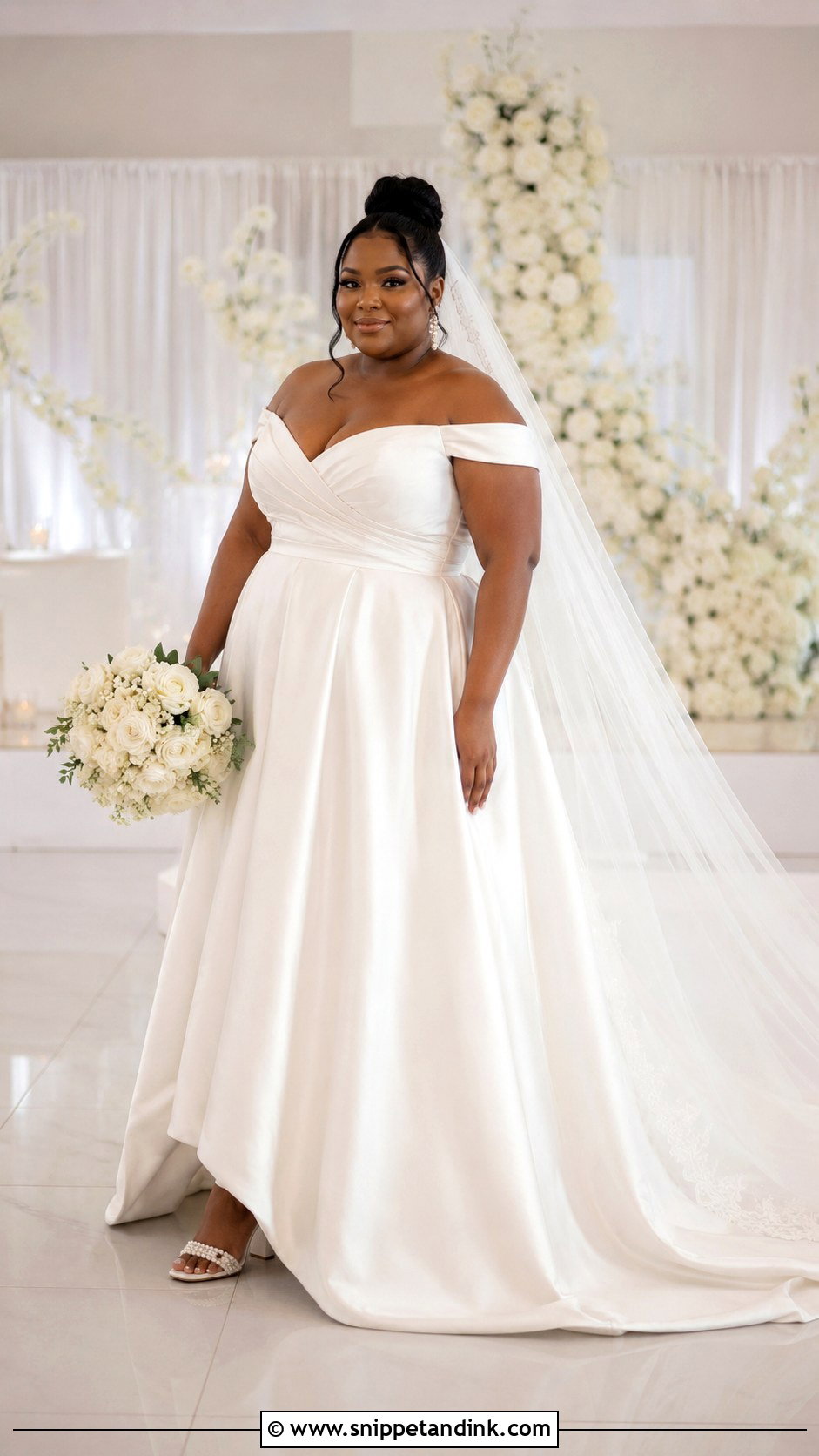 Plus Size Wedding Dress With Long Train - Snippet and Ink - 20 Long Tail Wedding Dress Ideas