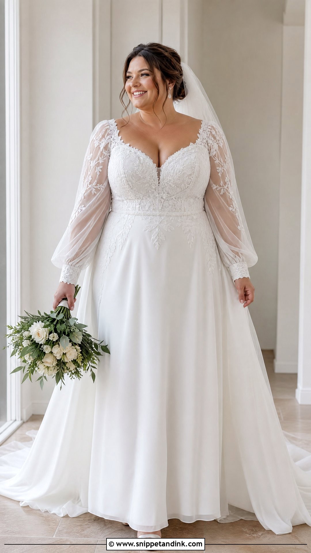 Plus Size Wedding Dress With Sleeves - Snippet and Ink - 25 Plus Size Wedding Dresses Curvy Bride