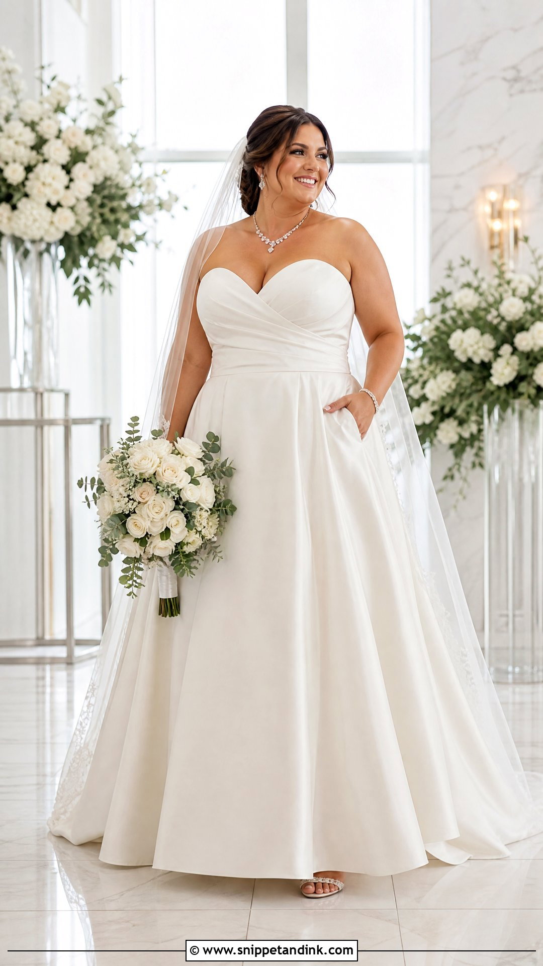 Plus Size Wedding Dress With Sweetheart Neckline - Snippet and Ink - 25 Gorgeous Wedding Dress Ideas
