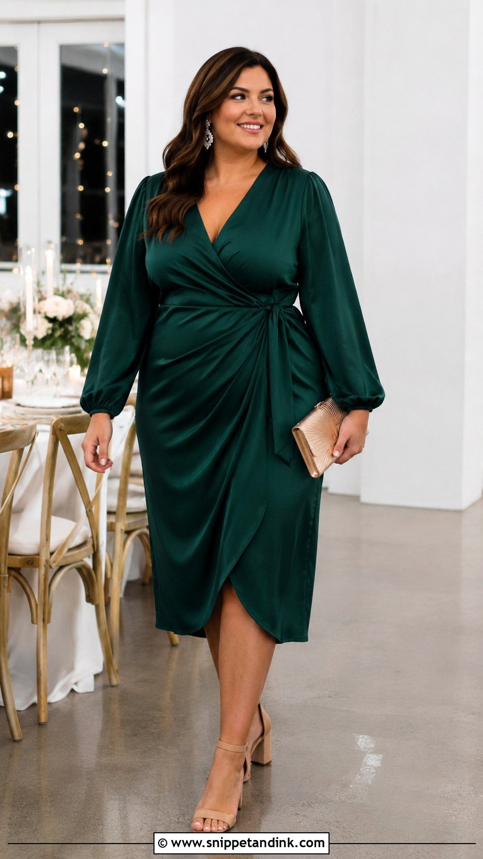 Plus Size Wedding Guest Dress Outfit - Snippet and Ink - 30 Wedding Fits Ideas