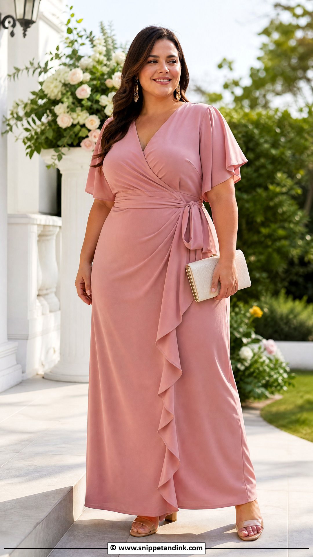Plus Size Wedding Guest Dress With Wide Fit Heels - Snippet and Ink - 35 Dresses to Wear to a Wedding