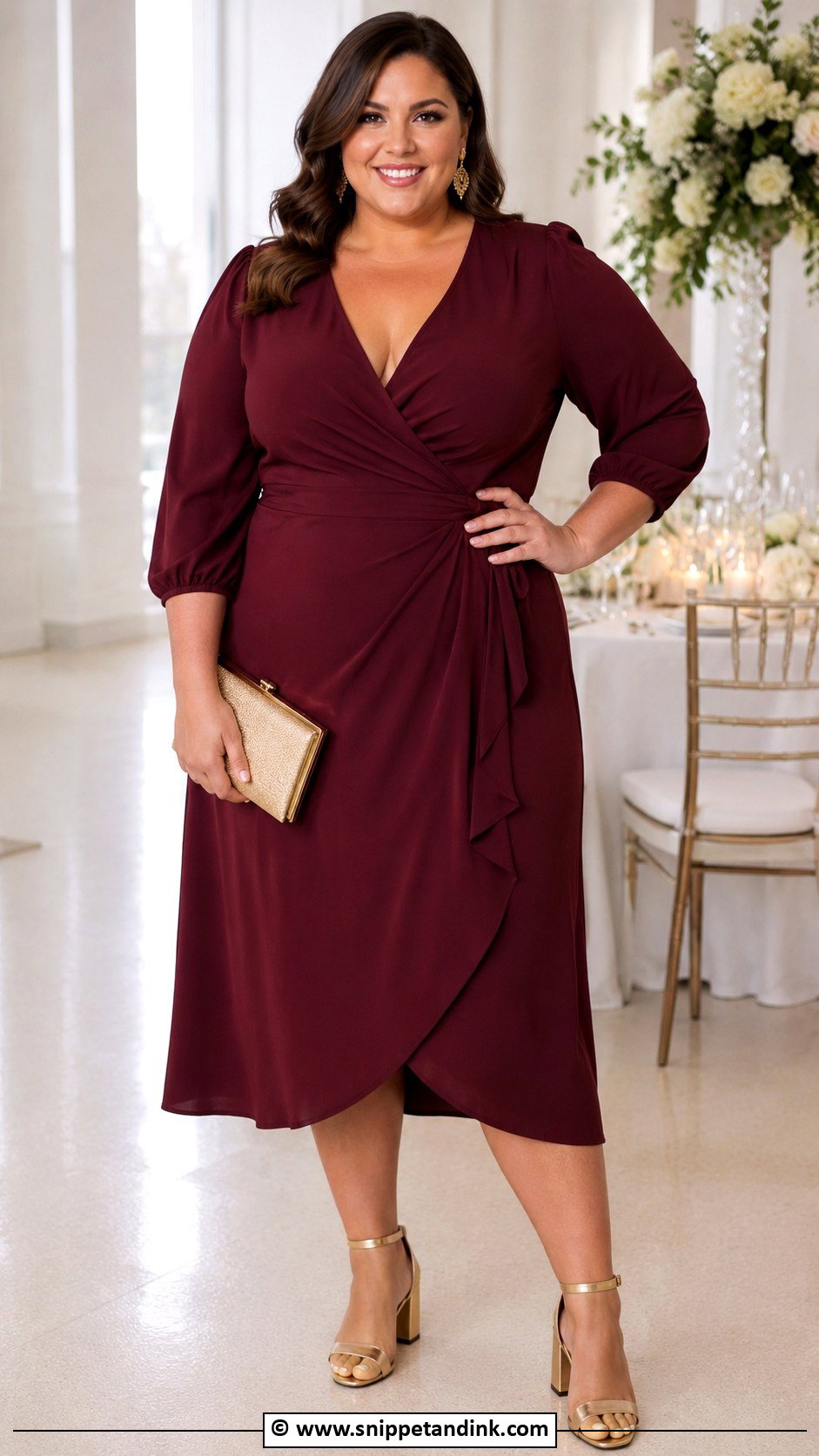 Plus Size Wedding Guest Outfit - Snippet and Ink - 30 Wedding Outfit for Women Ideas