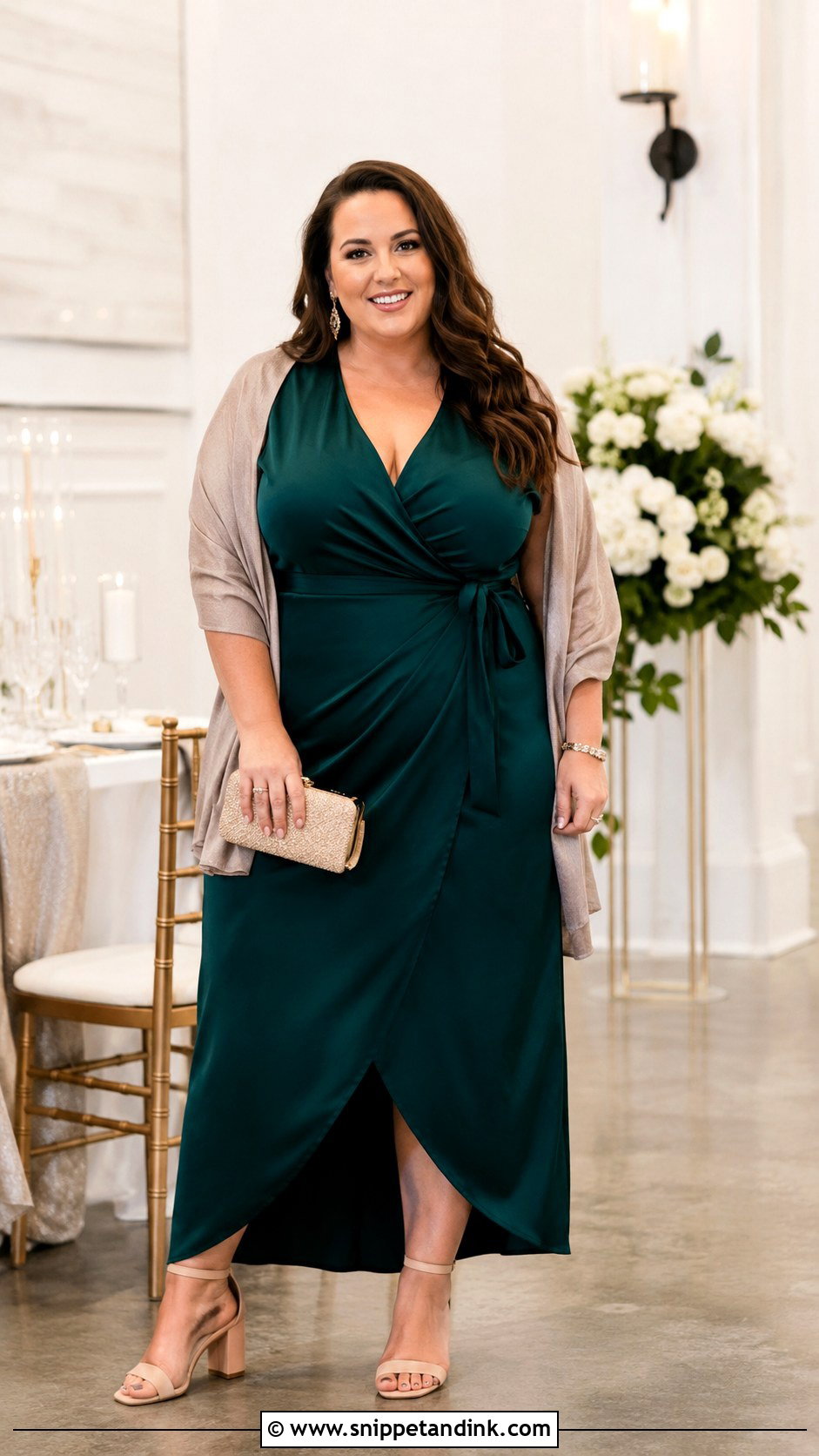 Plus Size Wedding Guest Outfit - Snippet and Ink - 30 Outfits for Wedding